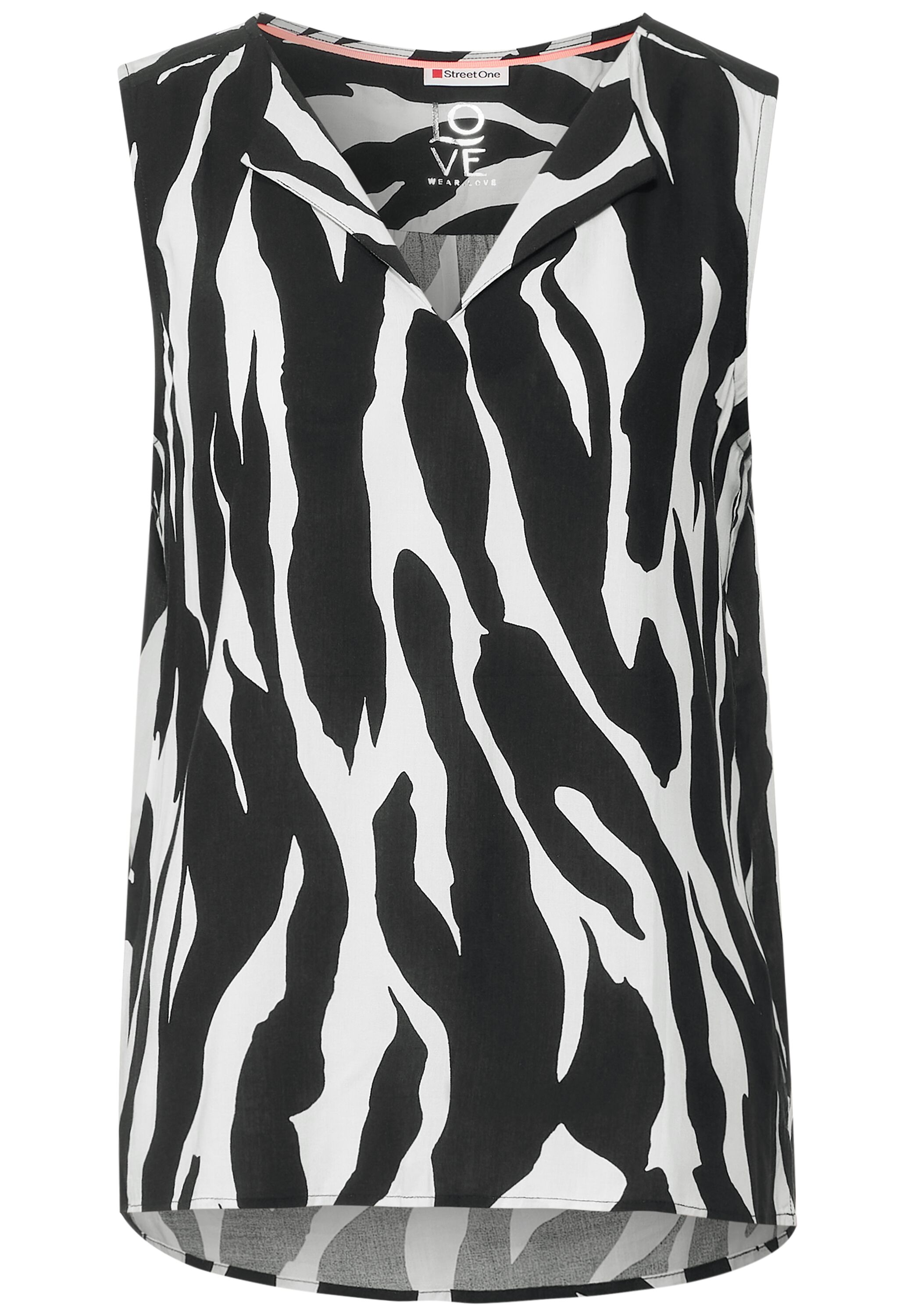 Zebraprint Blusentop