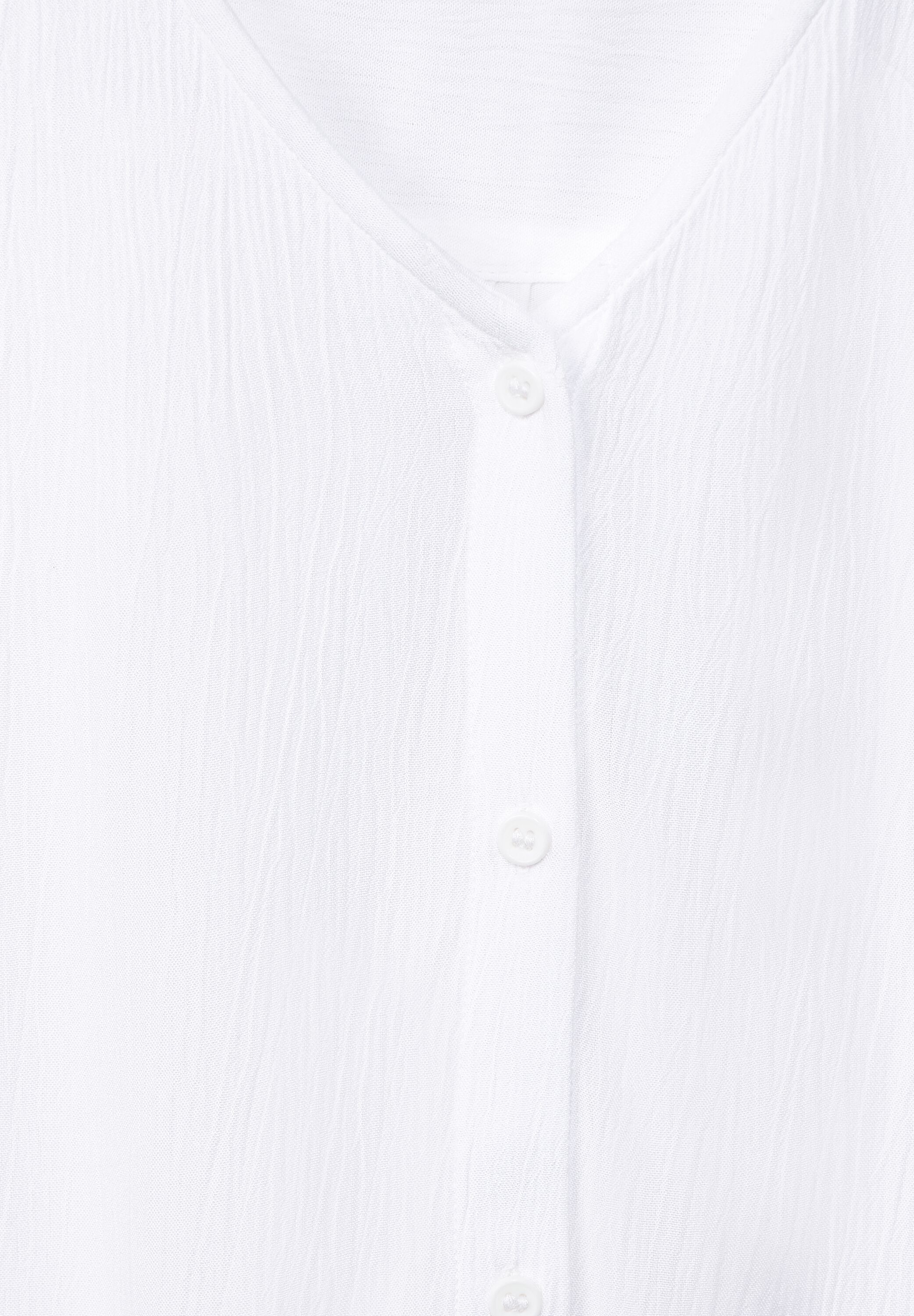 Shirt im Materialmix