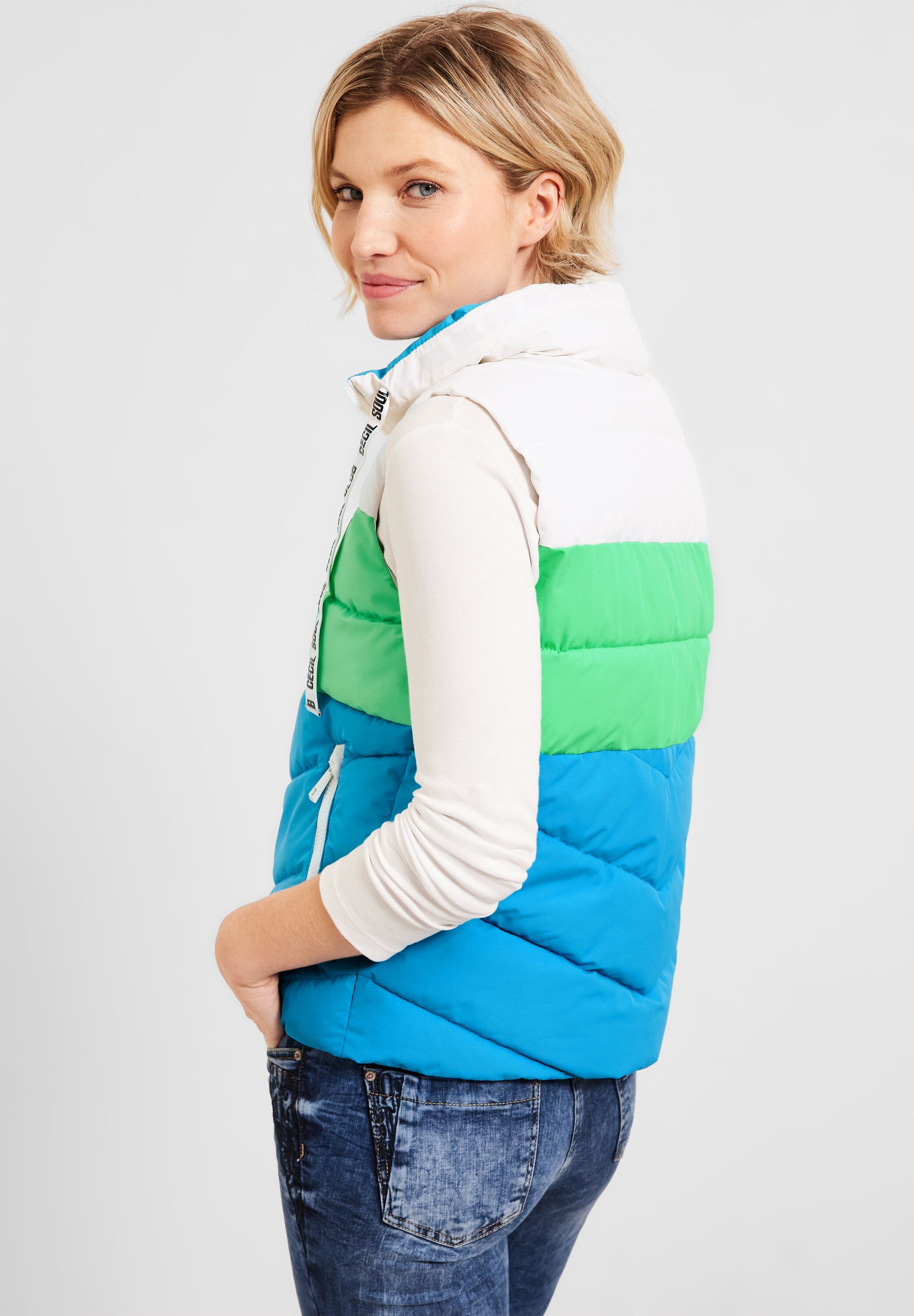 Colorblock Weste