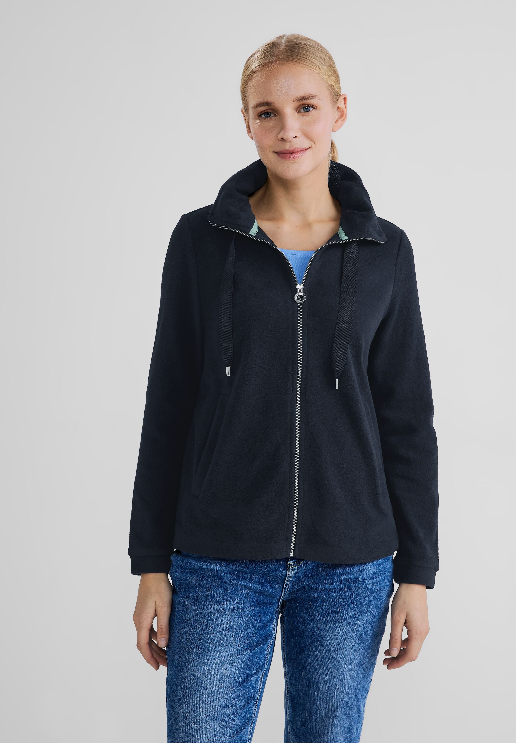 Fleecejacke mit Zipper