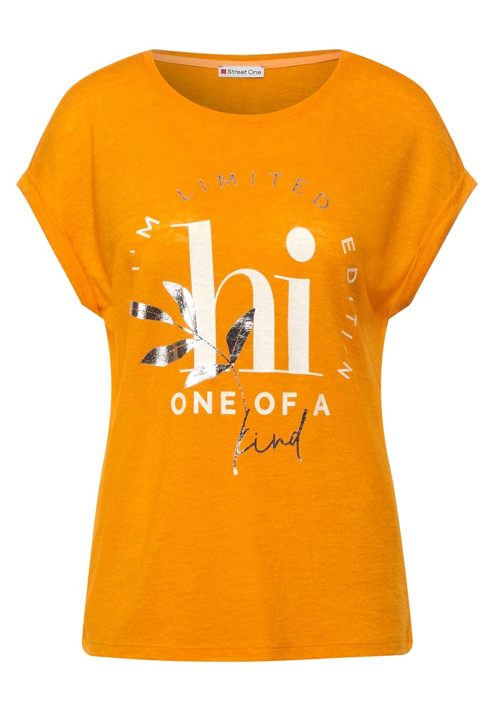 T-Shirt mit Partprint