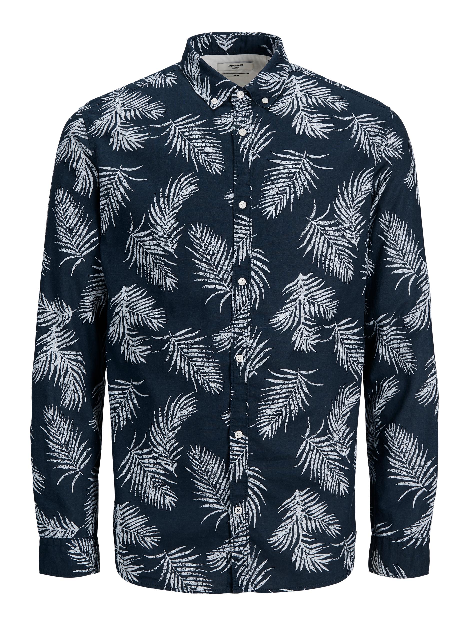 JPRBLASUMMER LEAF SHIRT L/S S20