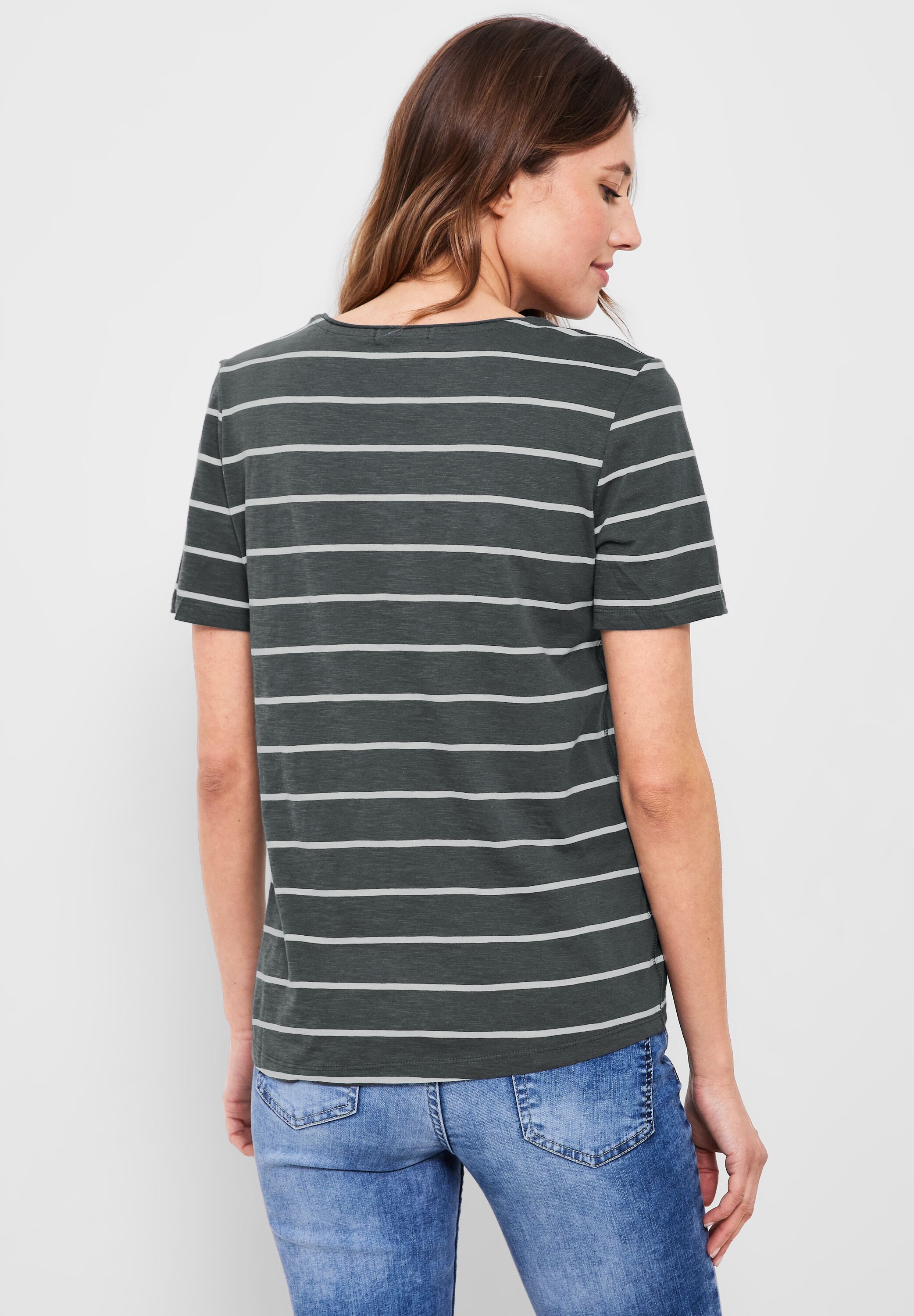 T-Shirt mit Streifenmuster