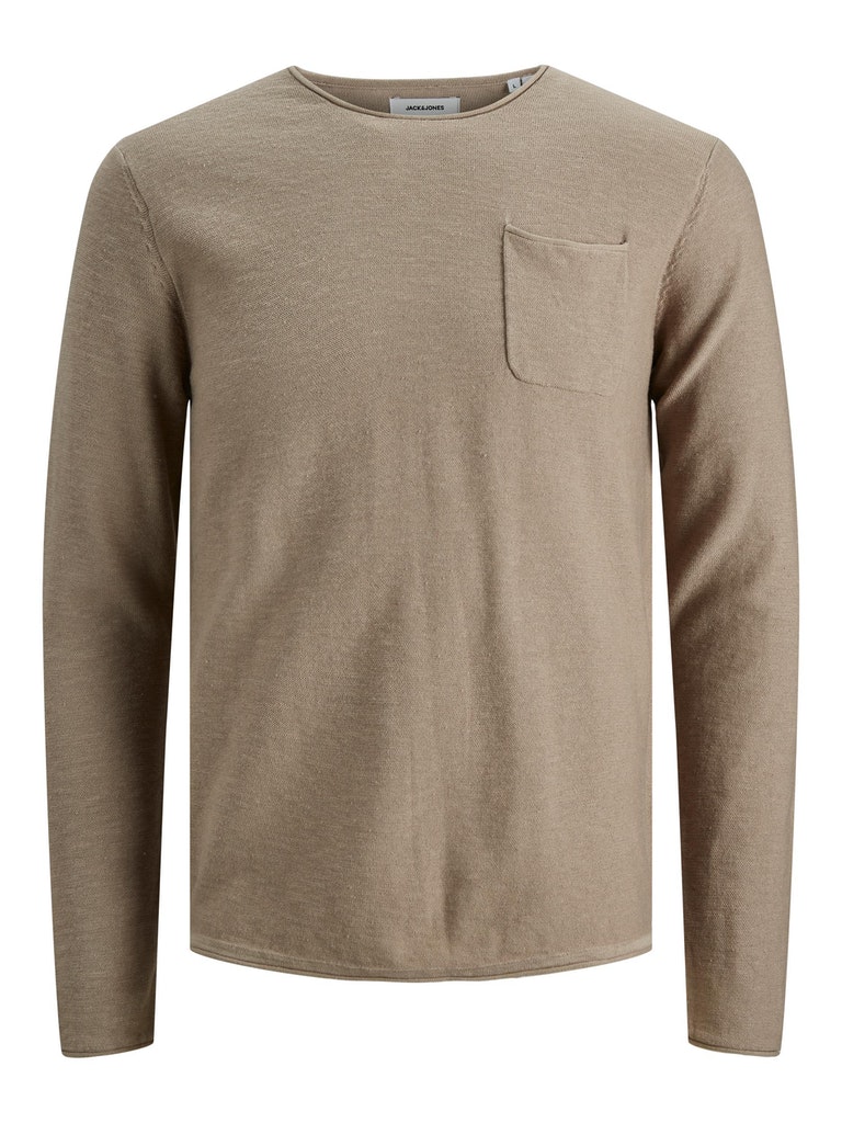 JJEGEORGE KNIT LINEN CREW NECK
