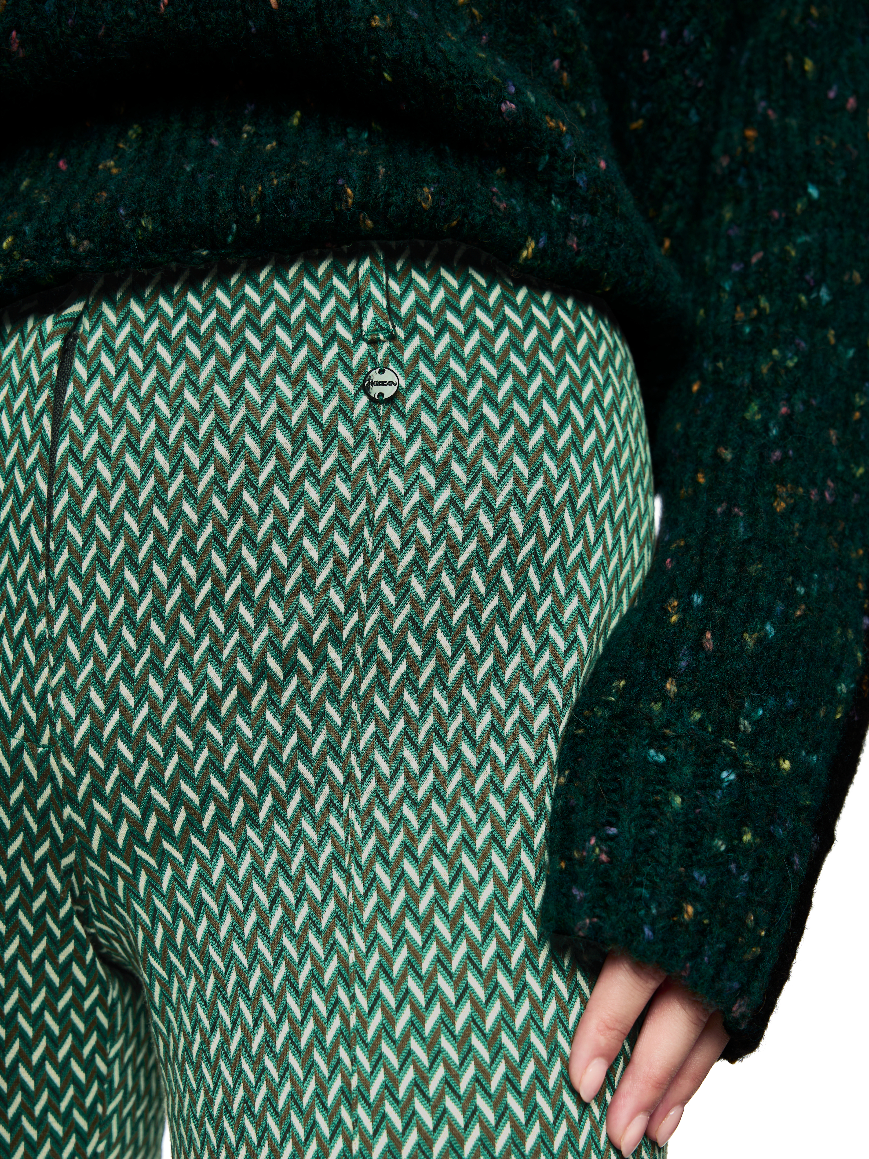 Hose SYDNEY mit Fischgratmuster