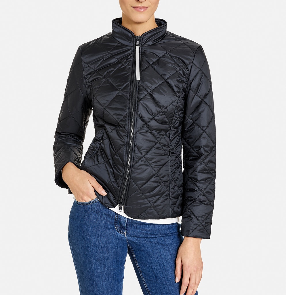 Jacke mit Rautenstepp