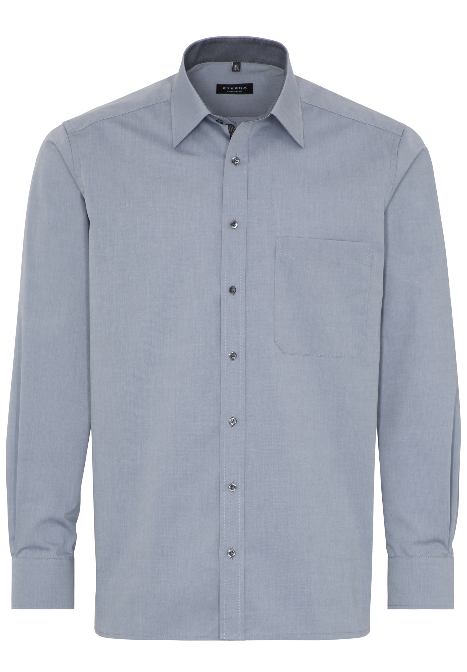 ETERNA LANGARM HEMD COMFORT FIT CHAMBRAY ETERNA LANGARM HEMD COMFORT FIT CHAMBRAY