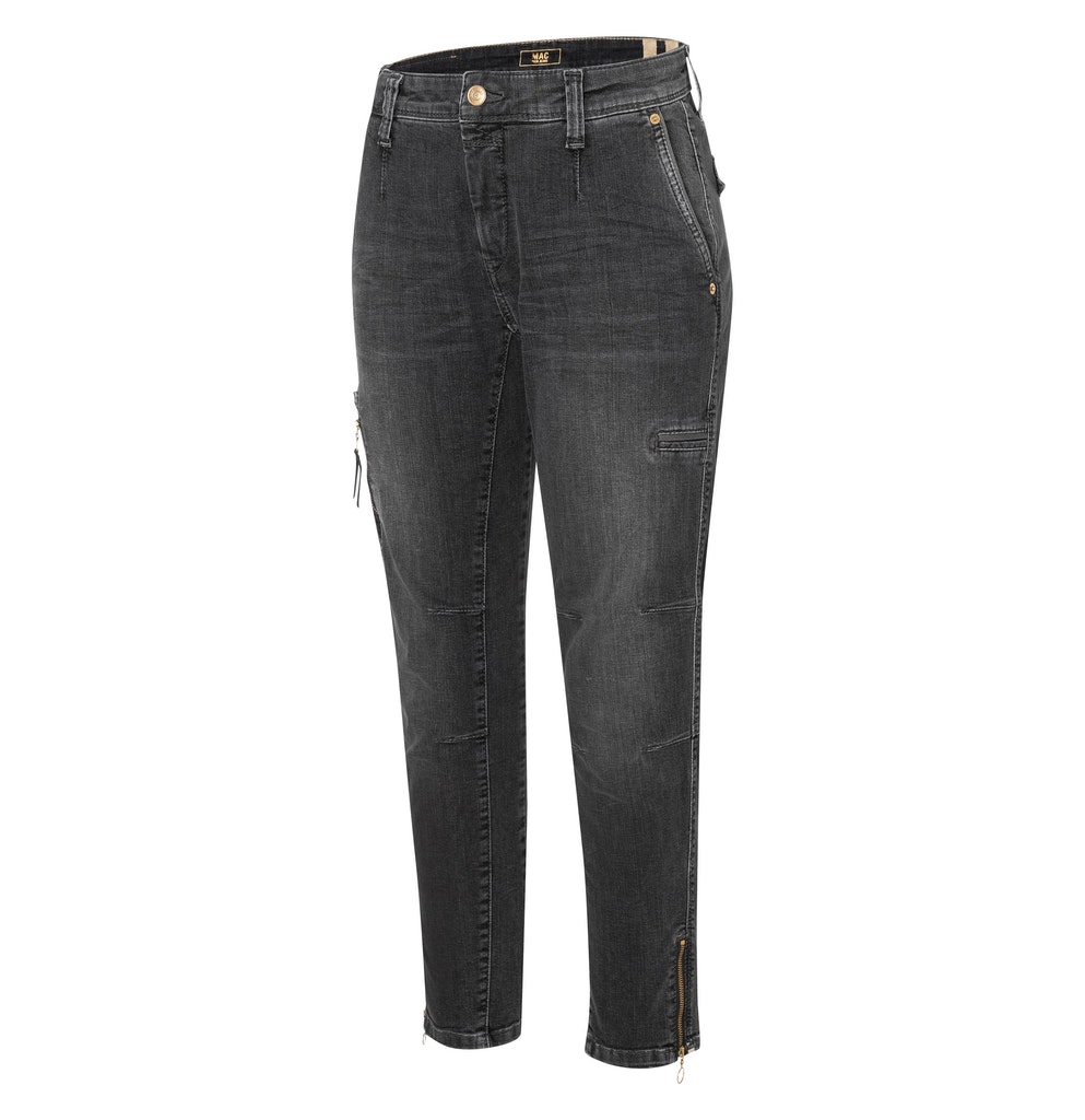 MAC JEANS - RICH cargo denim, Authentic cross denim | schwarz | 44 