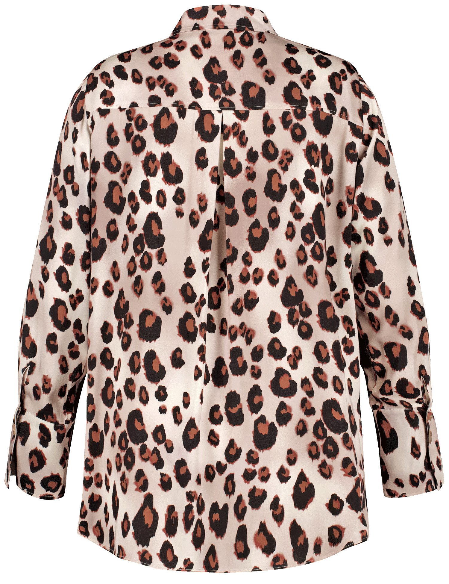 Bluse mit Leo-Print