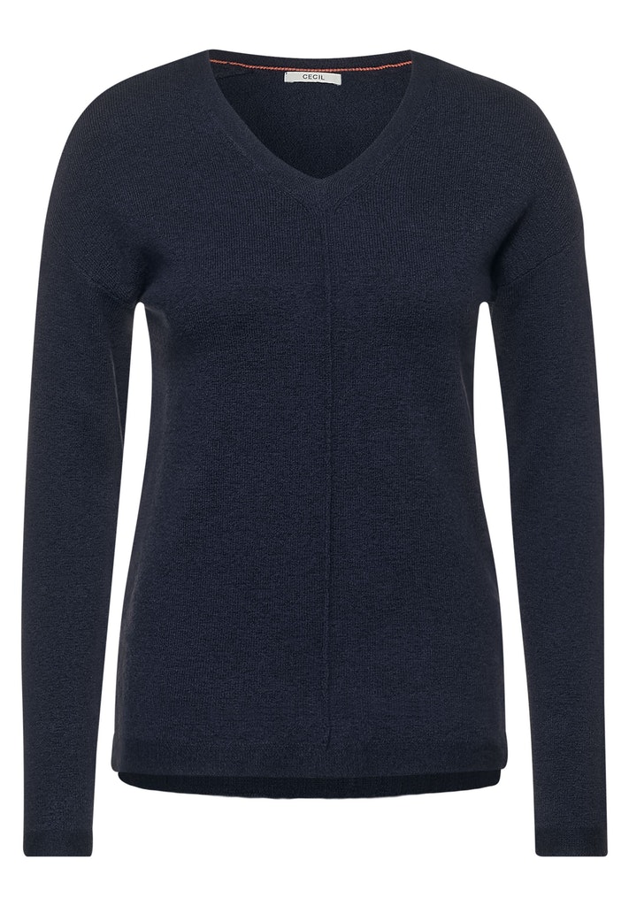 Pullover mit V-Ausschnitt