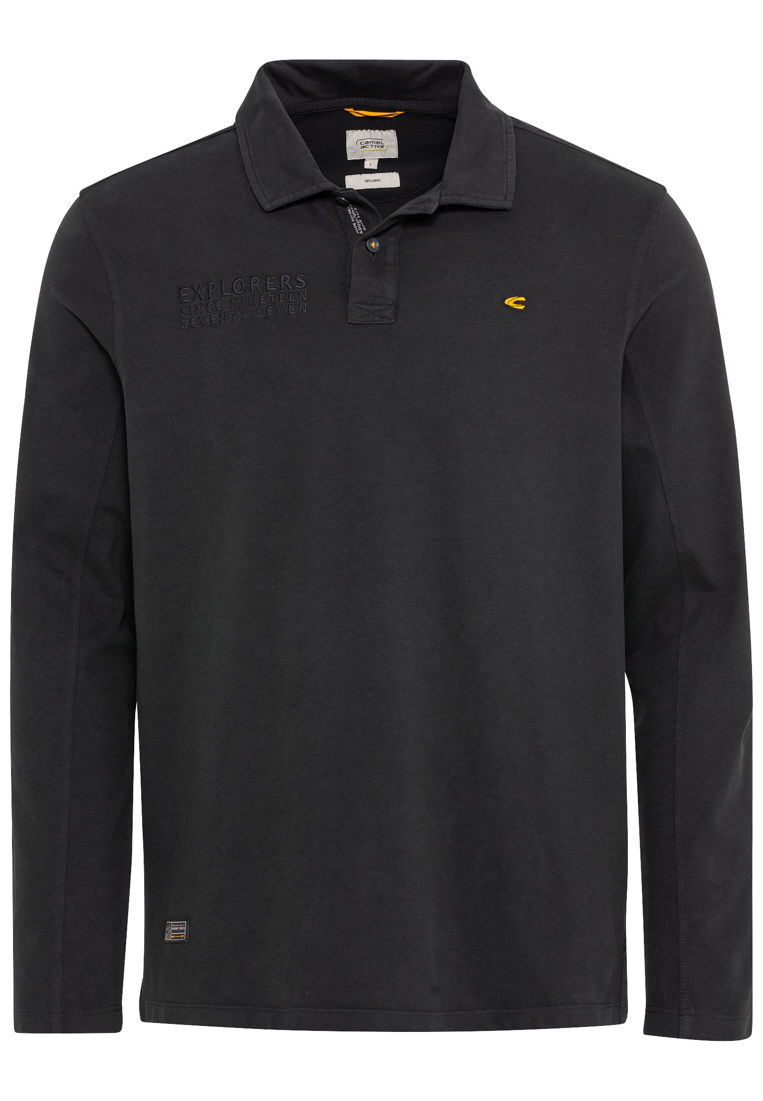 Langarm Poloshirt aus zertifiziertem Organic Cotton