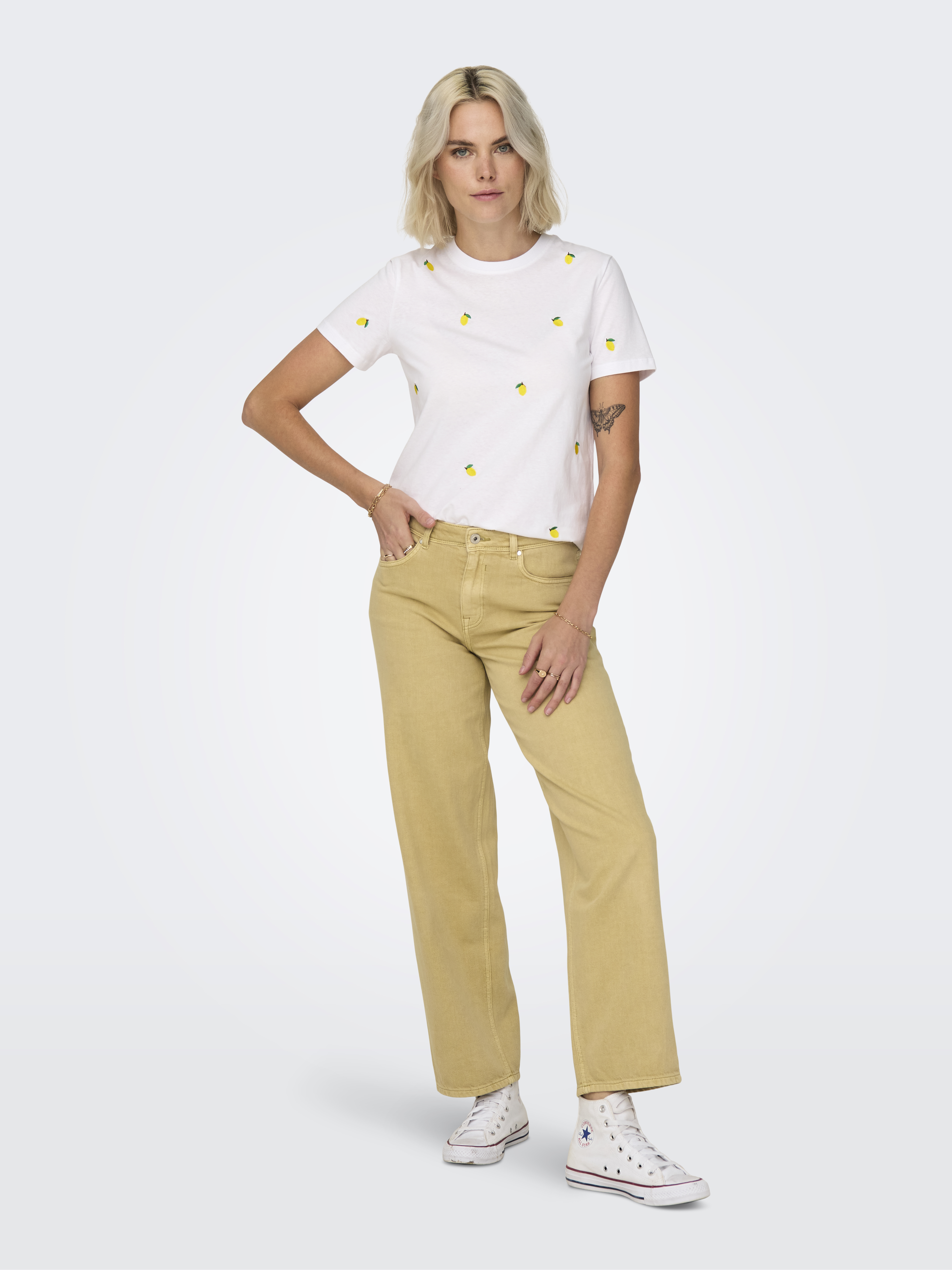 ONLKETTY LIFE S/S O-NECK TOP JRS NOOS
