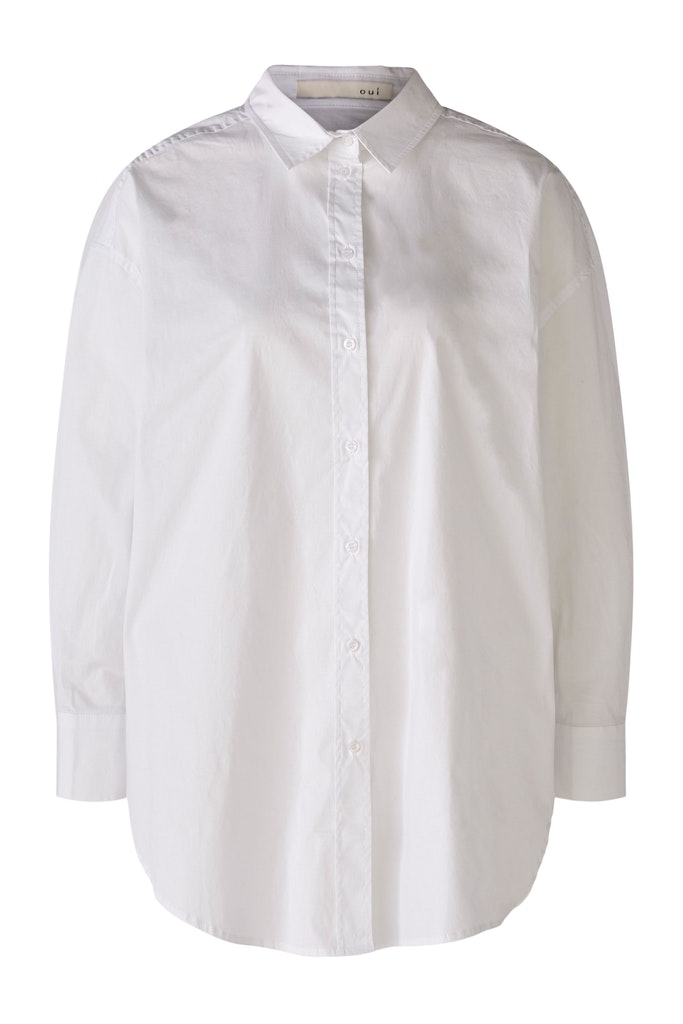 Hemdbluse im Oversized Fit