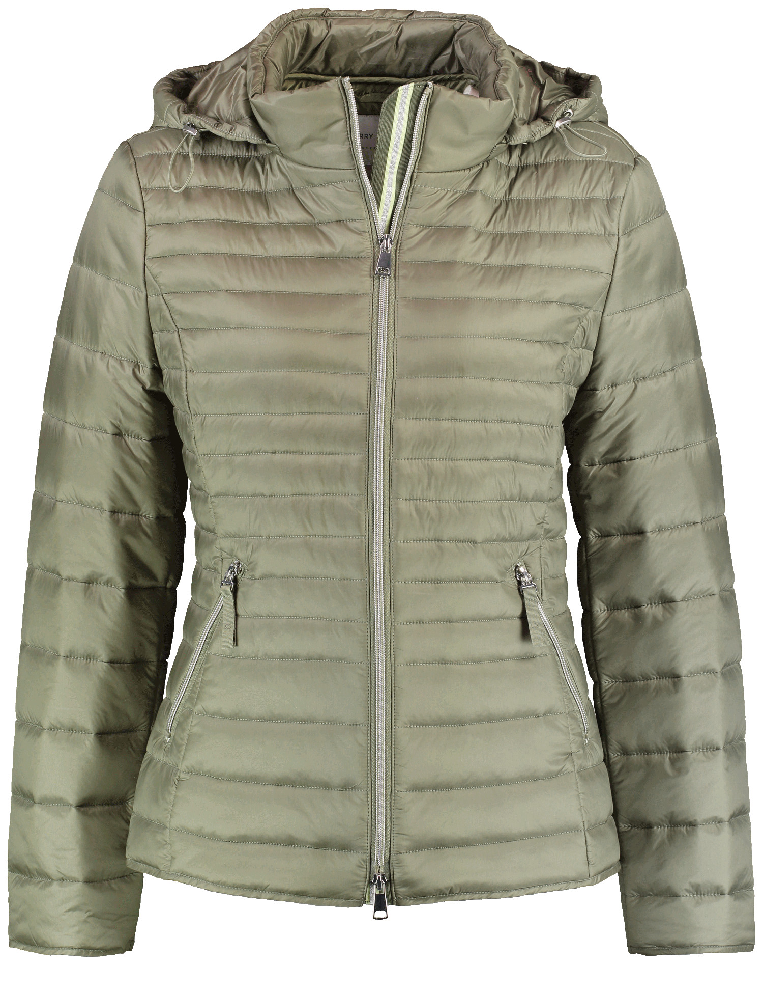 Steppjacke mit abnehmbarer Kapuze