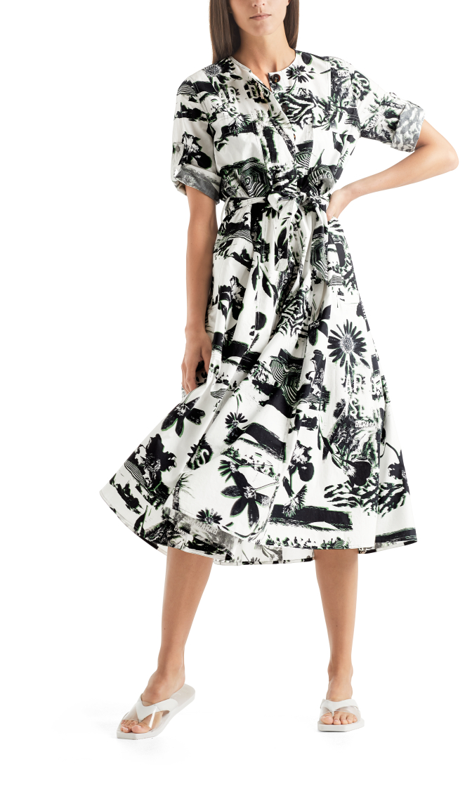 Kleid mit Bahamas-Print