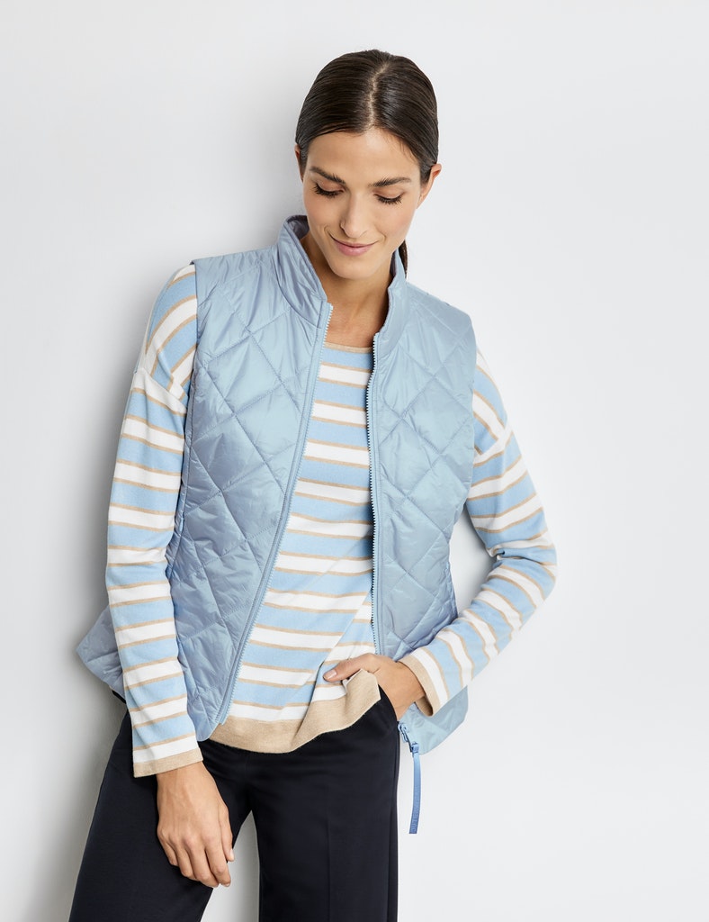 Weste mit Rautenstepp