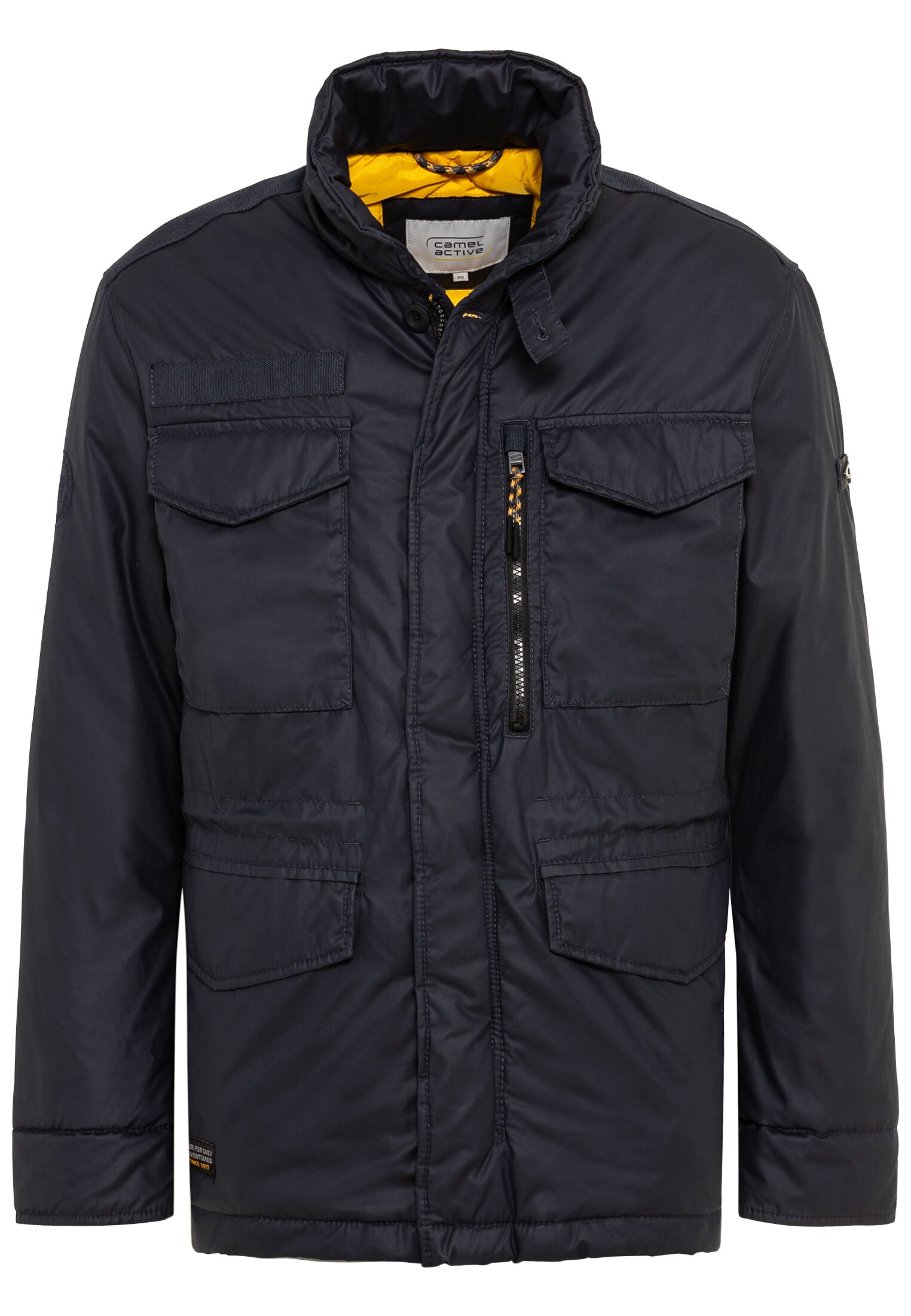 Übergangsjacke mit hochgeschlossenem Kragen