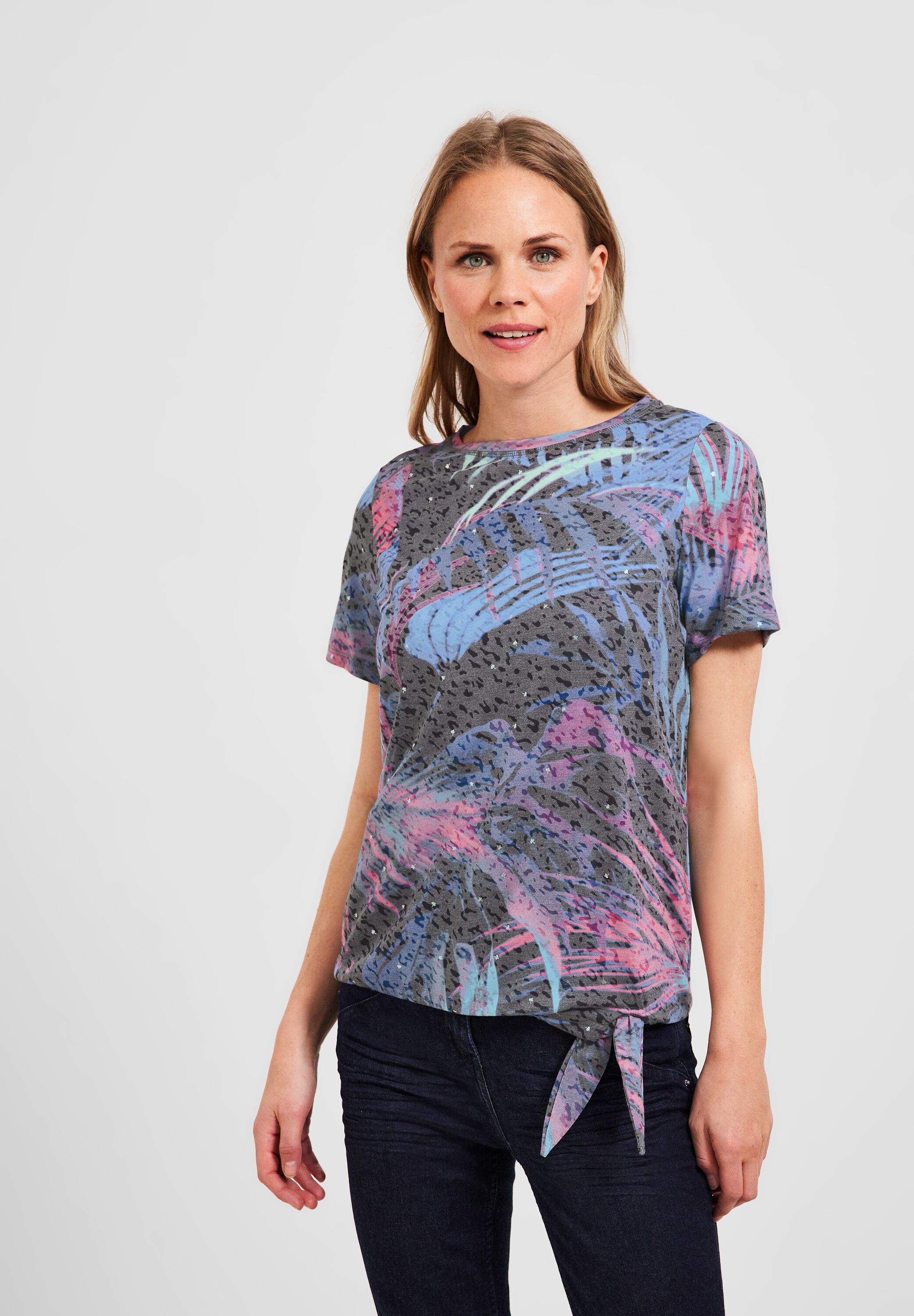 Burn Out Print Shirt