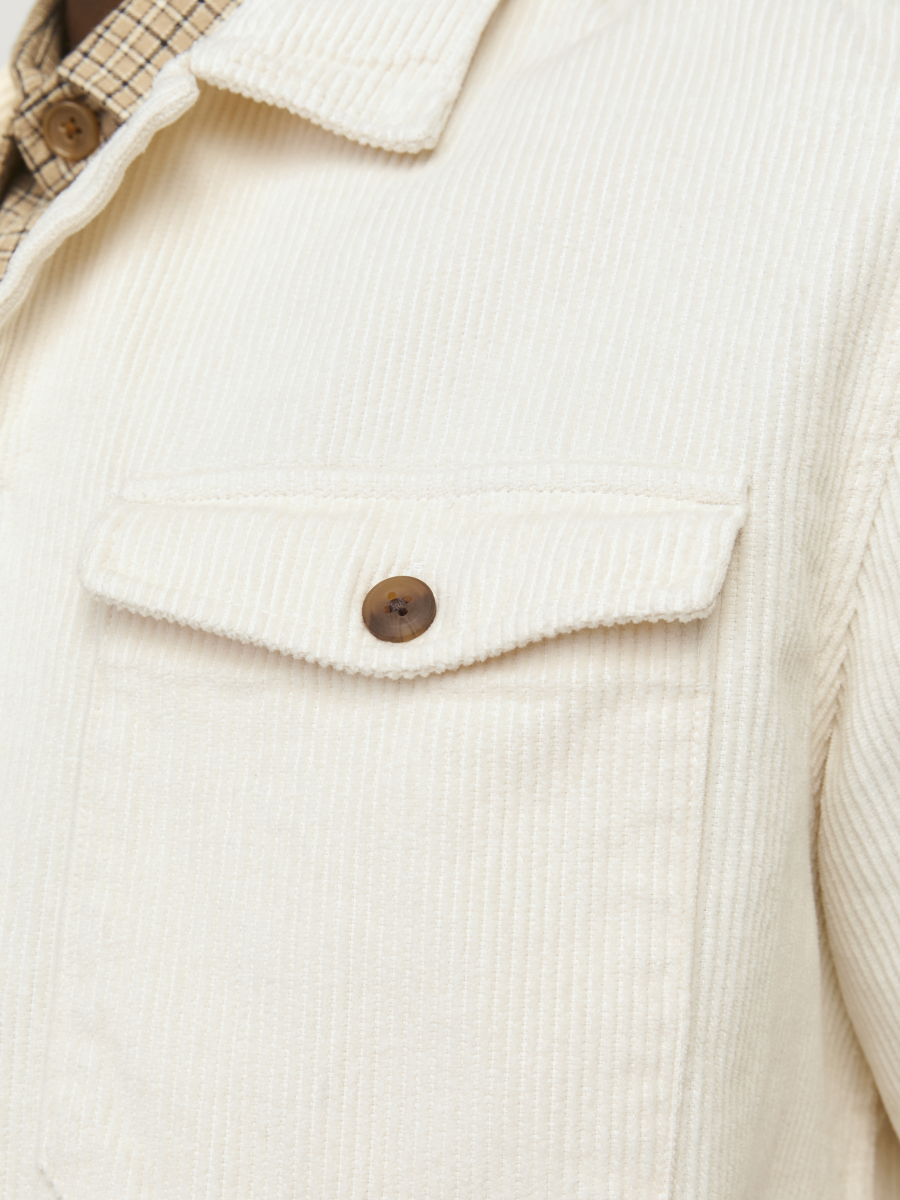 JJEEDDIE CORDUROY OVERSHIRT LS SN