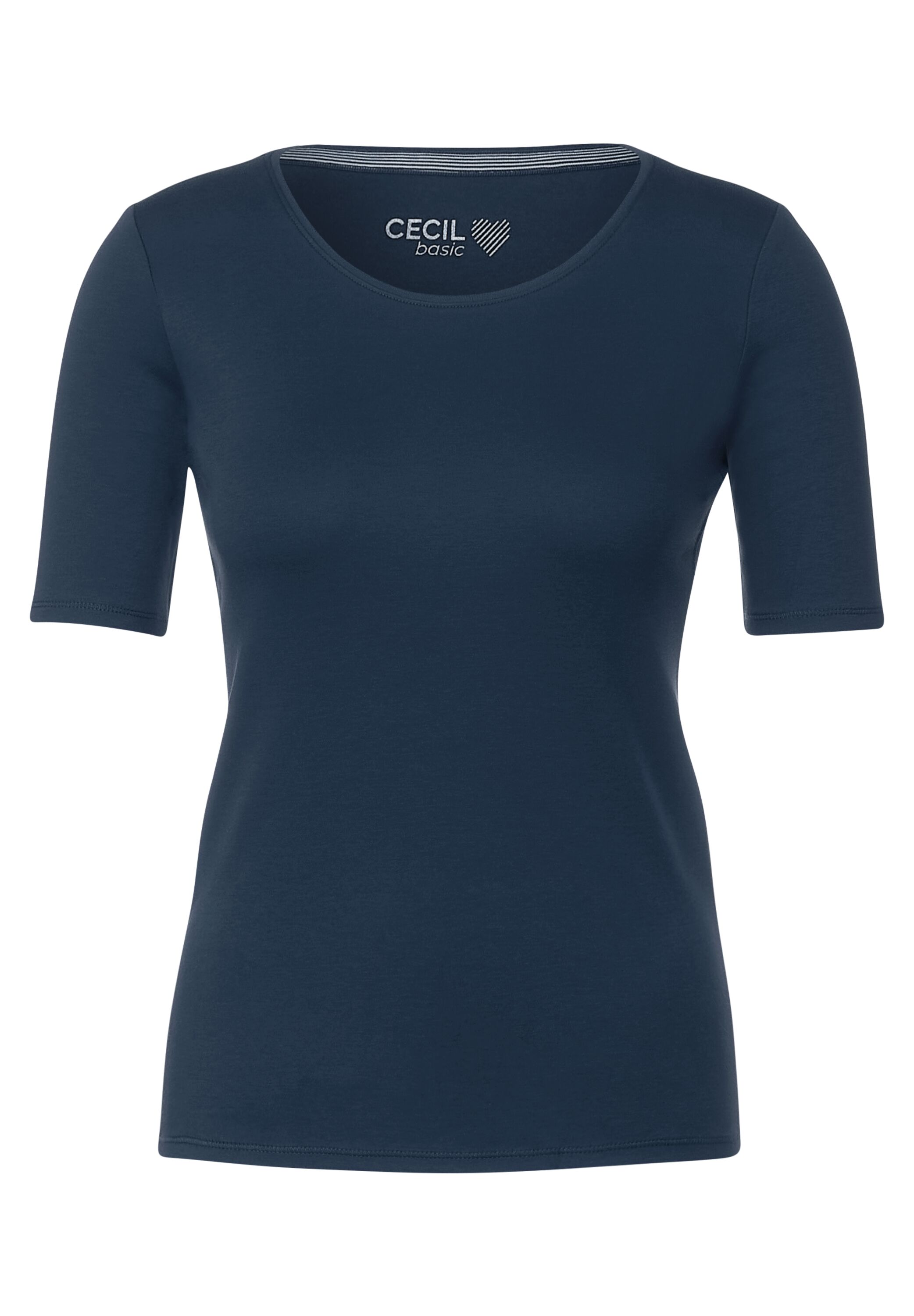 T-Shirt in Unifarbe