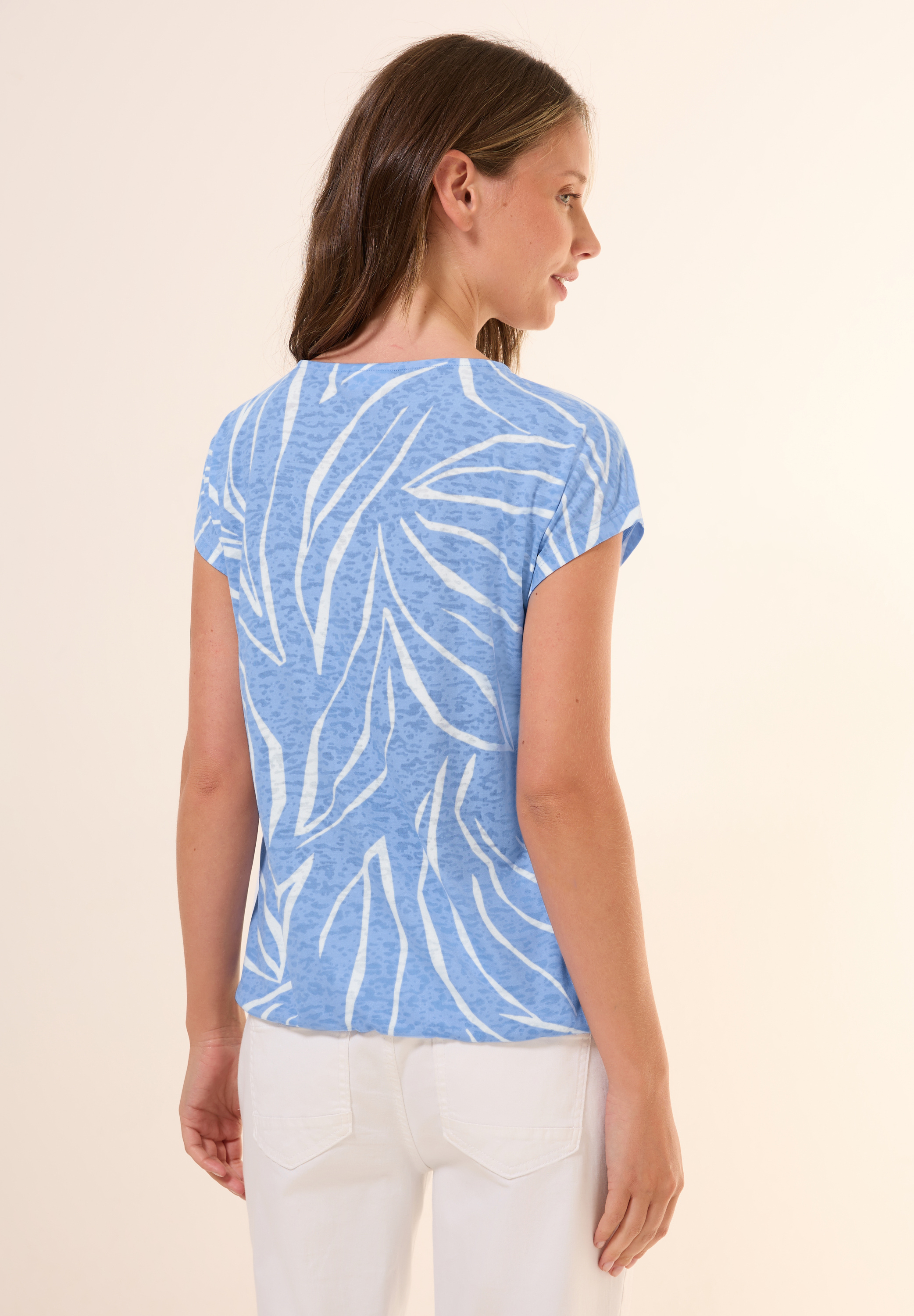 Shirt in Ausbrenner-Optik