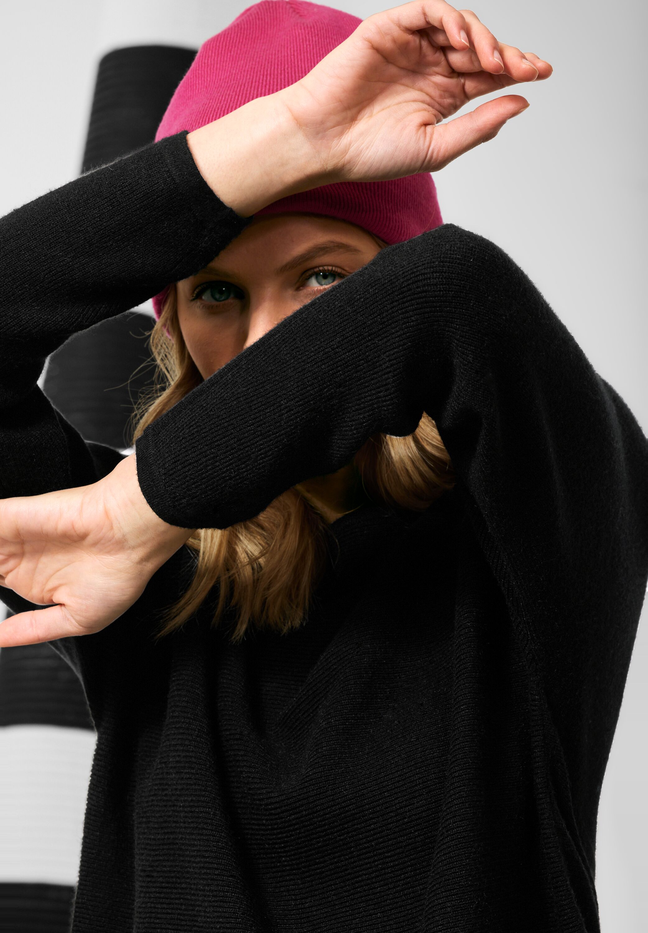 Pullover mit Dolmanärmeln