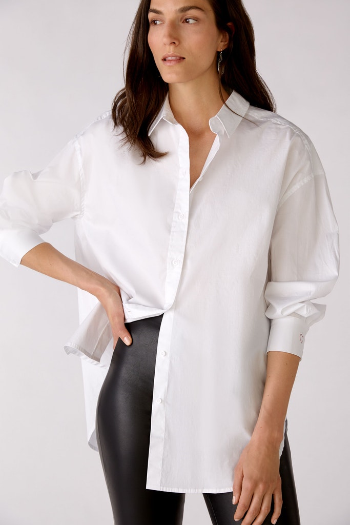 Hemdbluse im Oversized Fit