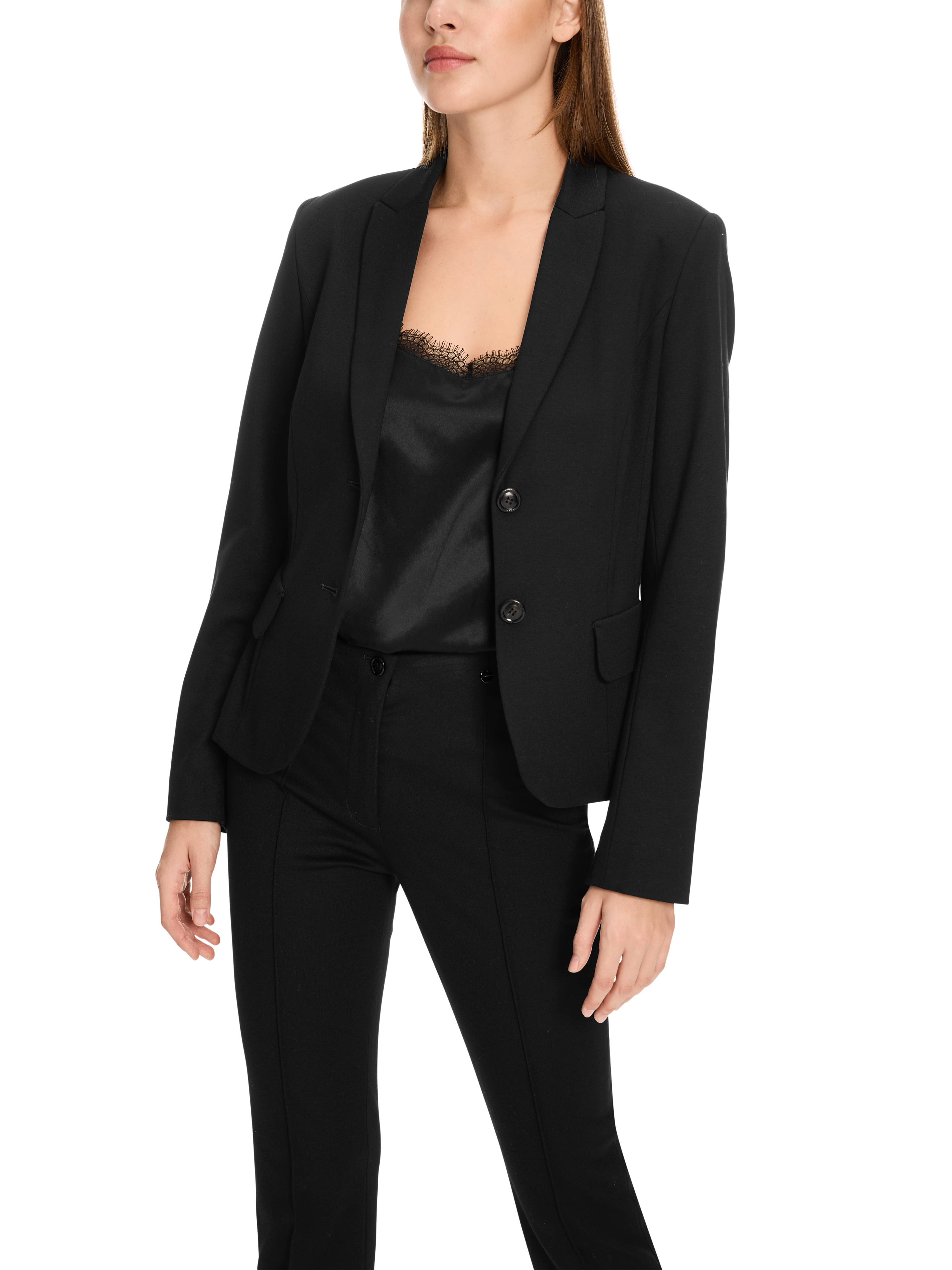 Leichter Blazer aus feinem Jersey