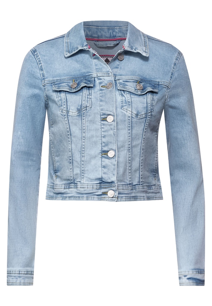 Jeansjacke mit Brusttaschen