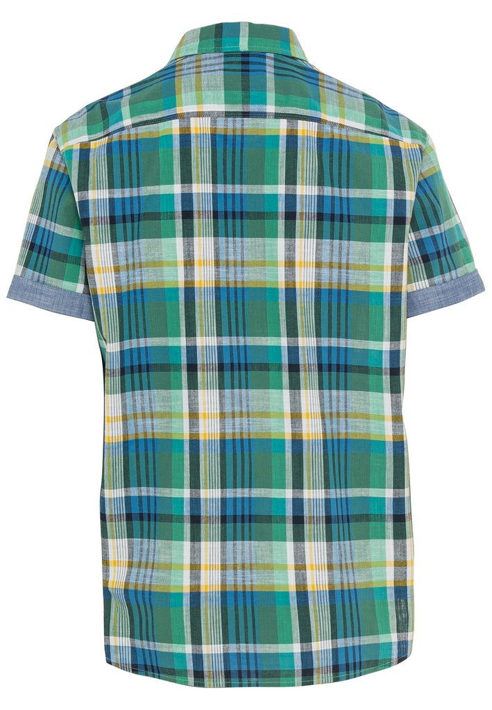 Kurzarm Karohemd aus Baumwolle