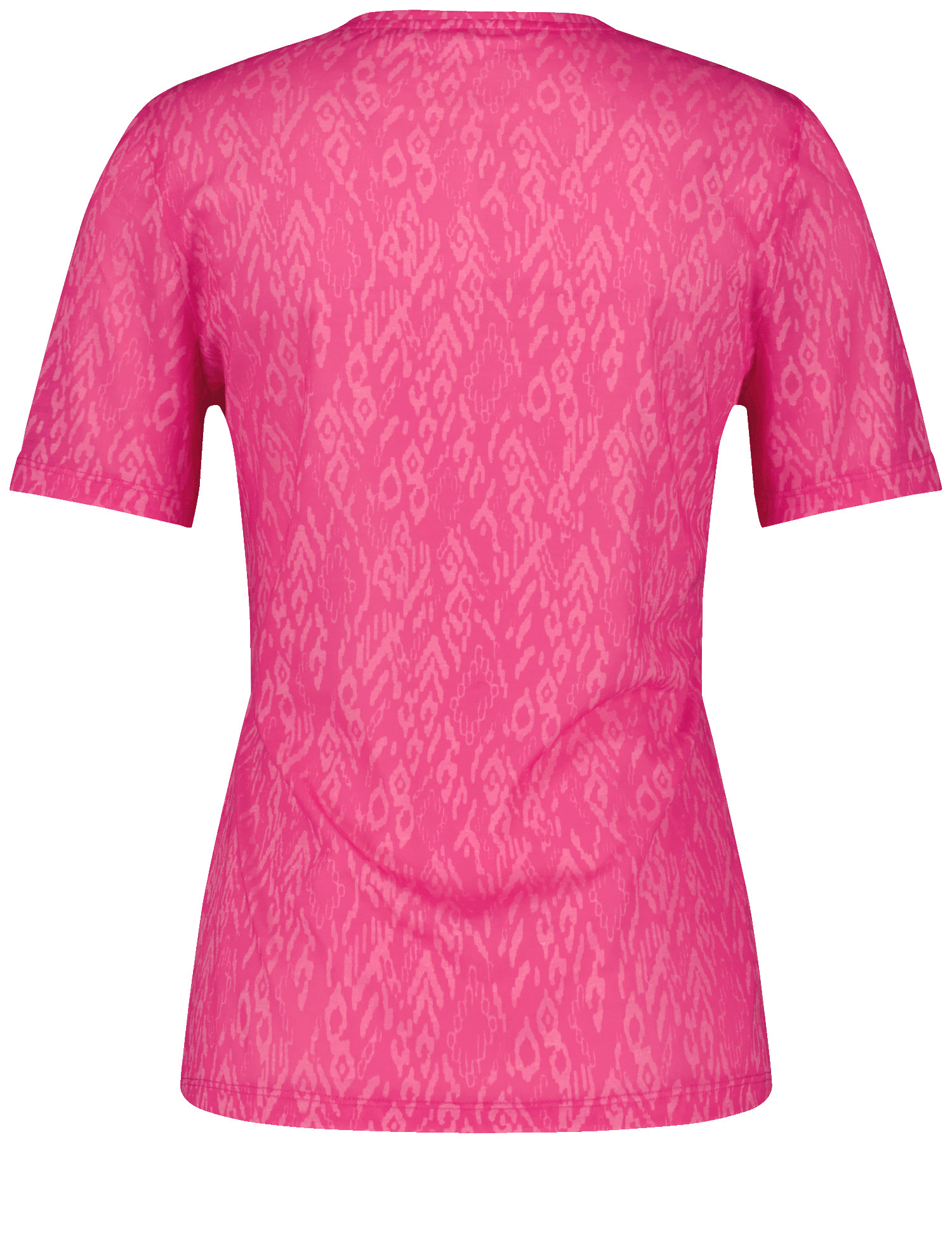 Gemustertes T-Shirt mit Frontprint