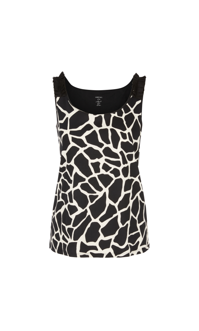 Top mit Giraffenmuster