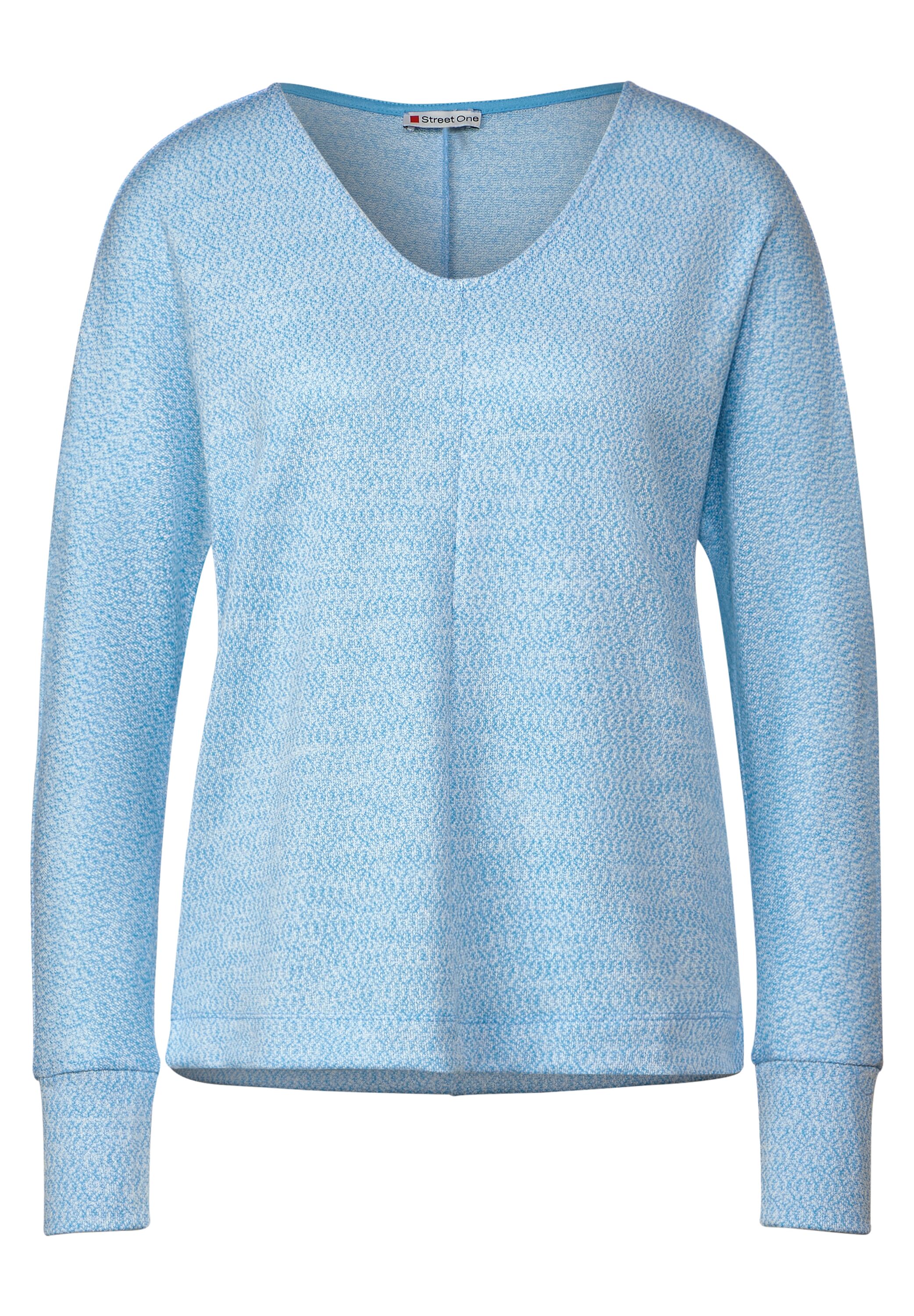 Zweifarbiges Langarmshirt