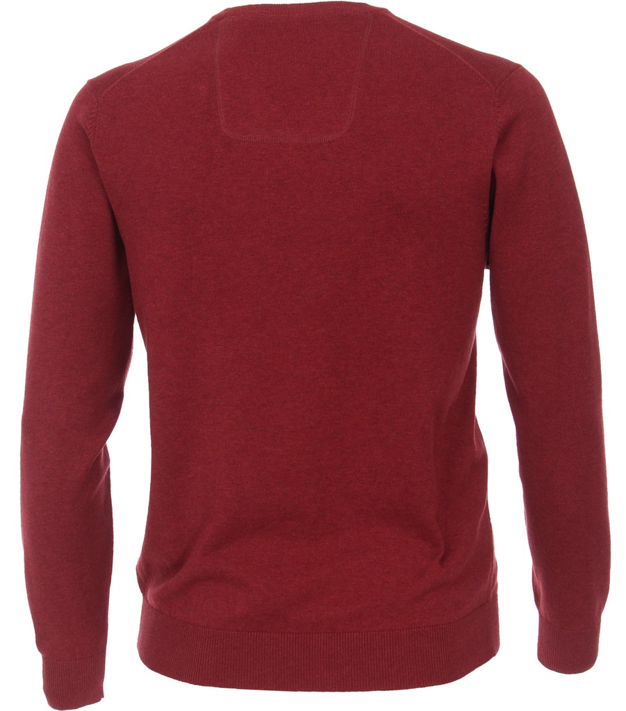 Pullover mit V-Ausschnitt uni 004430