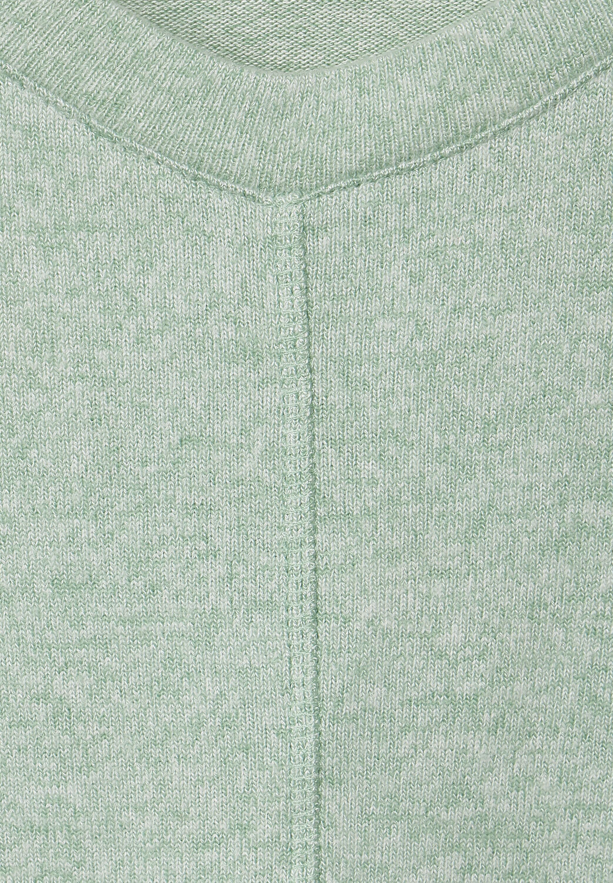 Cosy Melange Langarmshirt