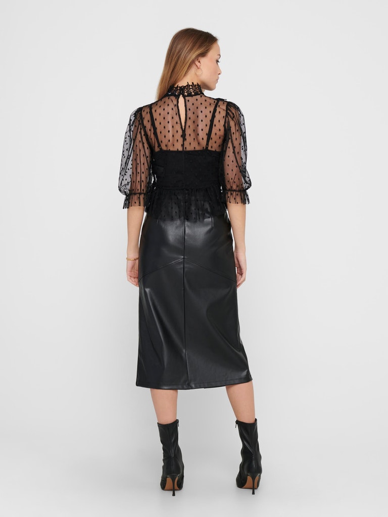 ONLANN 3/4 LACE TOP WVN