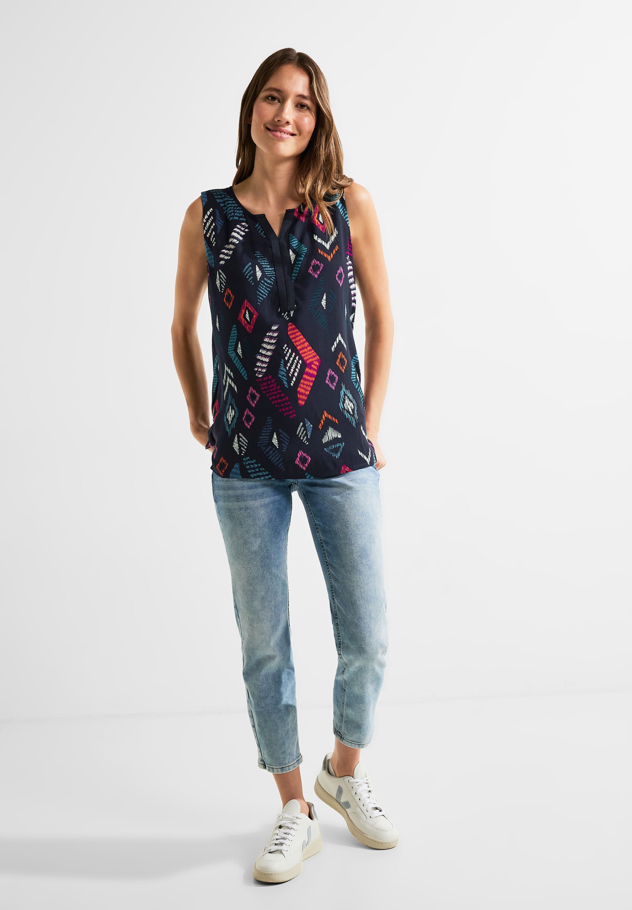 Multicolor Print Top