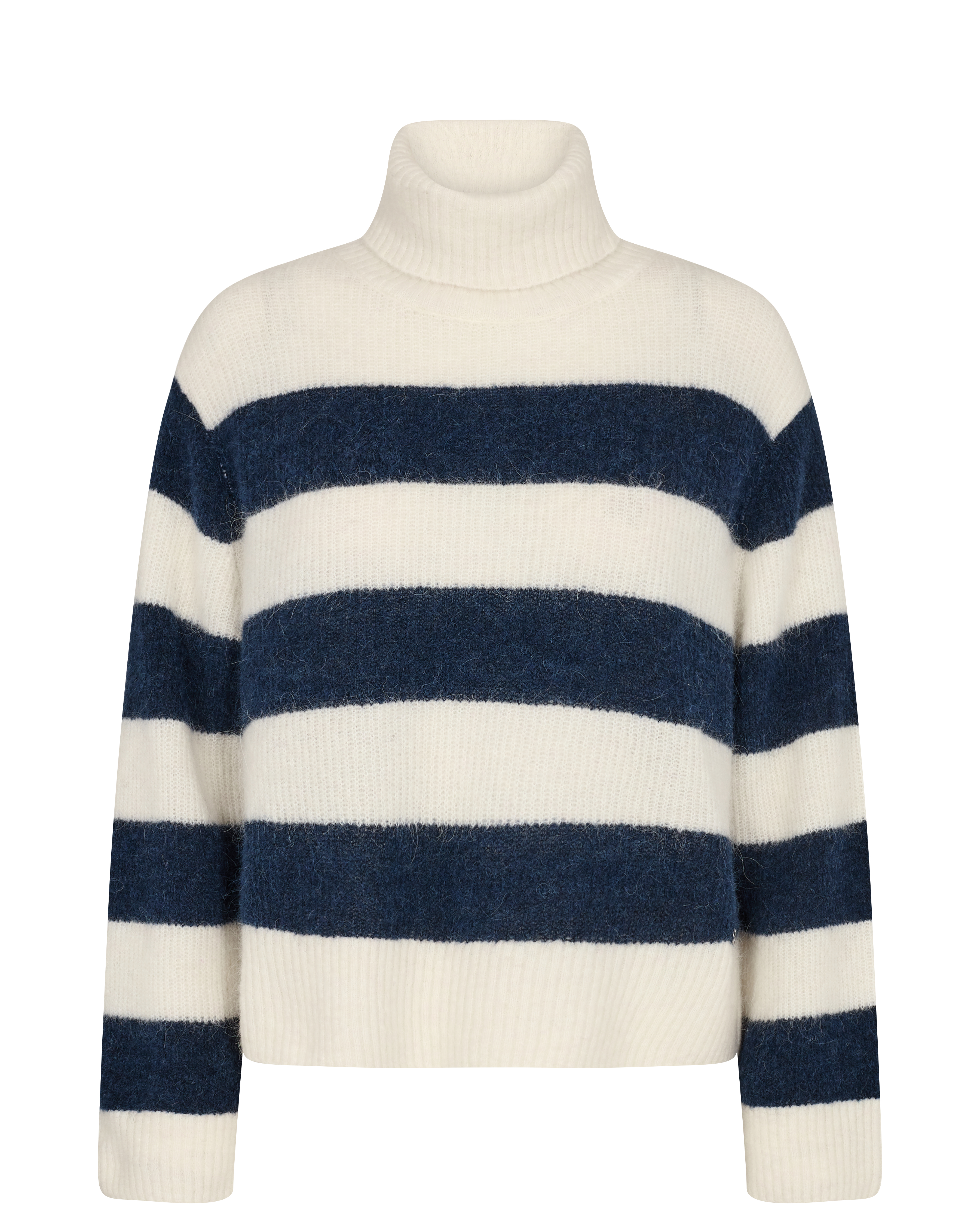 MMAidy Thora Stripe Rollneck Knit
