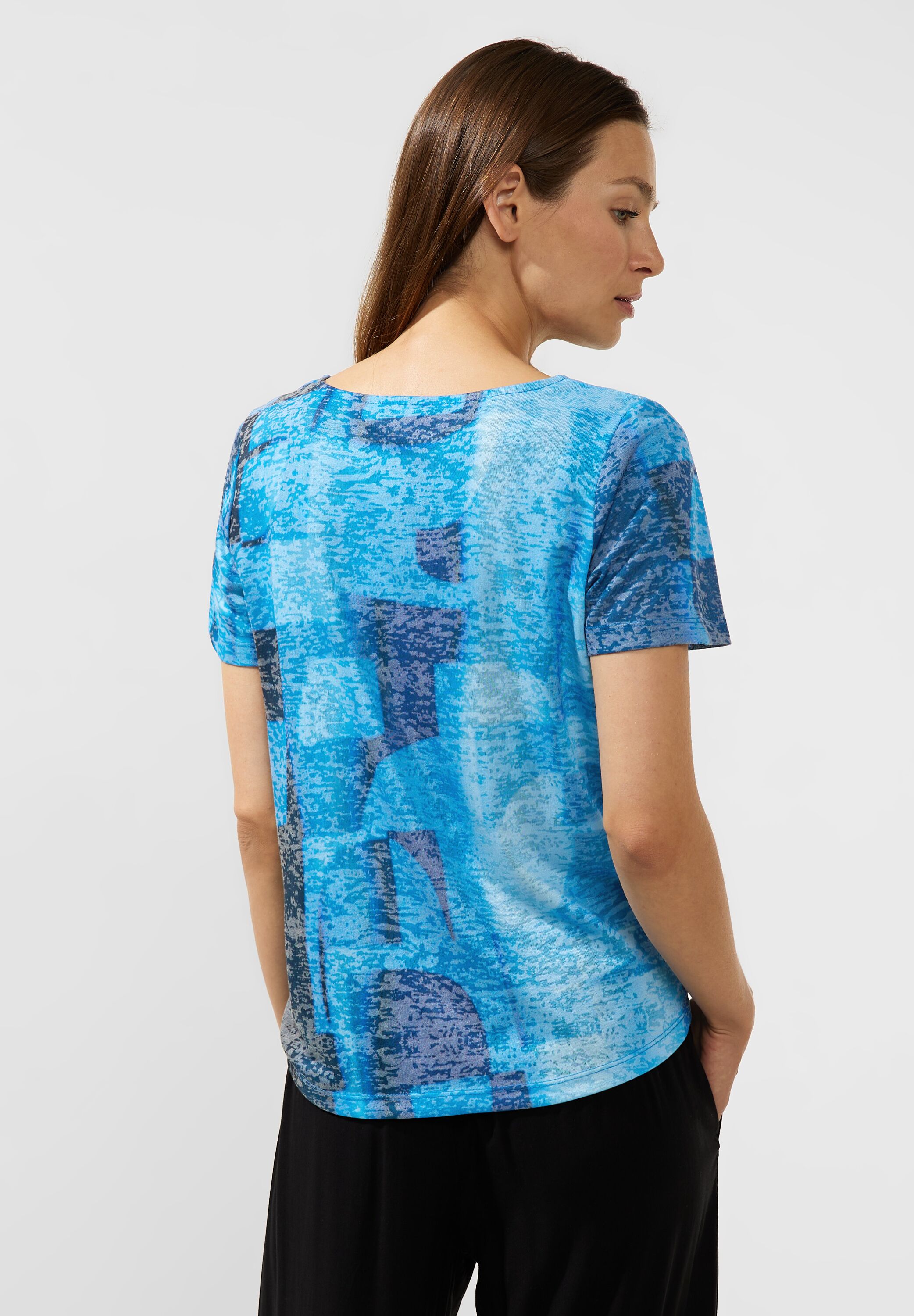 Shirt in Ausbrenneroptik