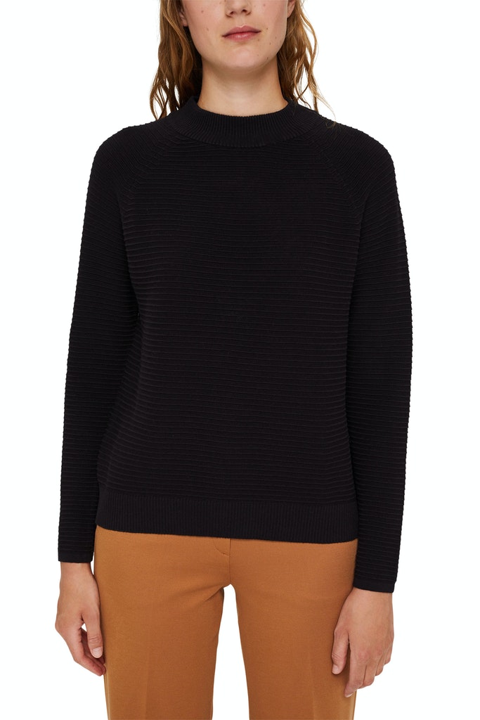 Pullover mit Rippen-Struktur, Bio-Baumwolle