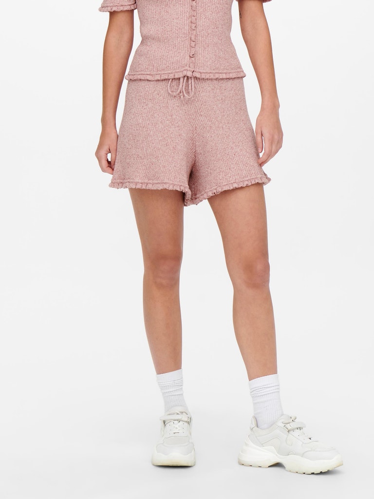 ONLLINA RUFFLE SHORTS KNT