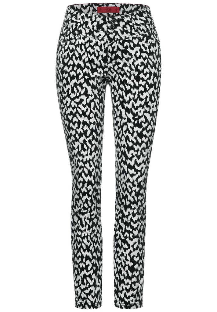 Casual Fit Hose mit Print