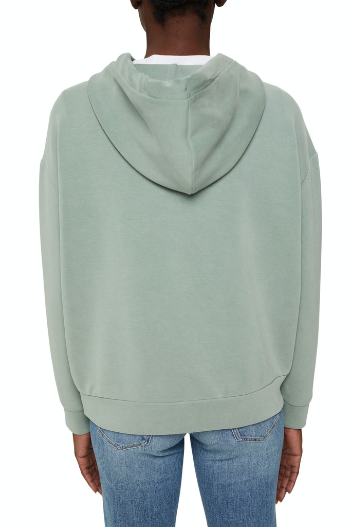 Hoodie aus kompaktem Sweat mit TENCEL™