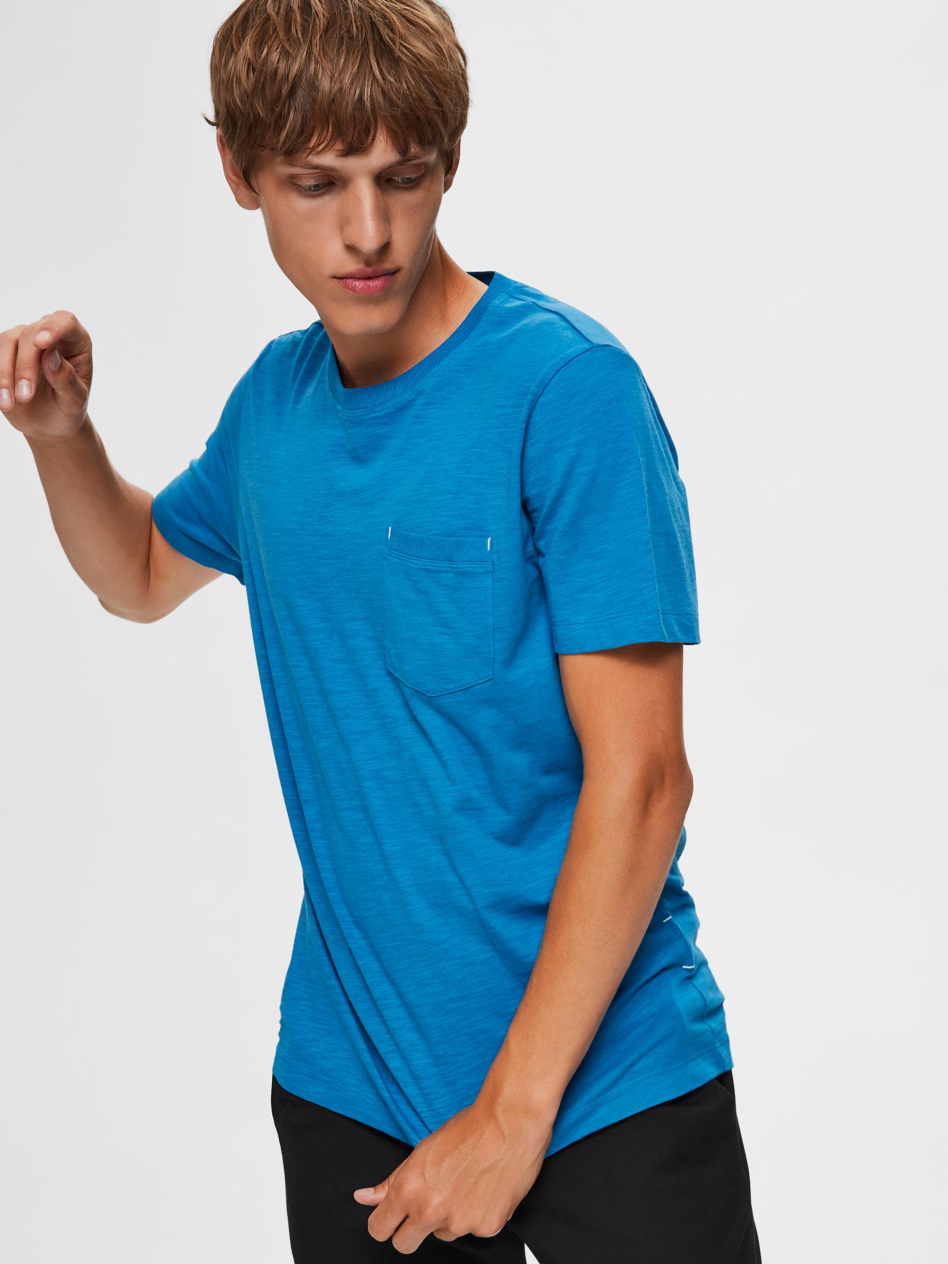 SLHJARED SLUB SS O-NECK TEE W