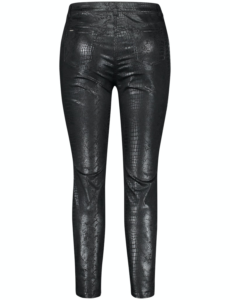 Betty Hose mit Snake-Print