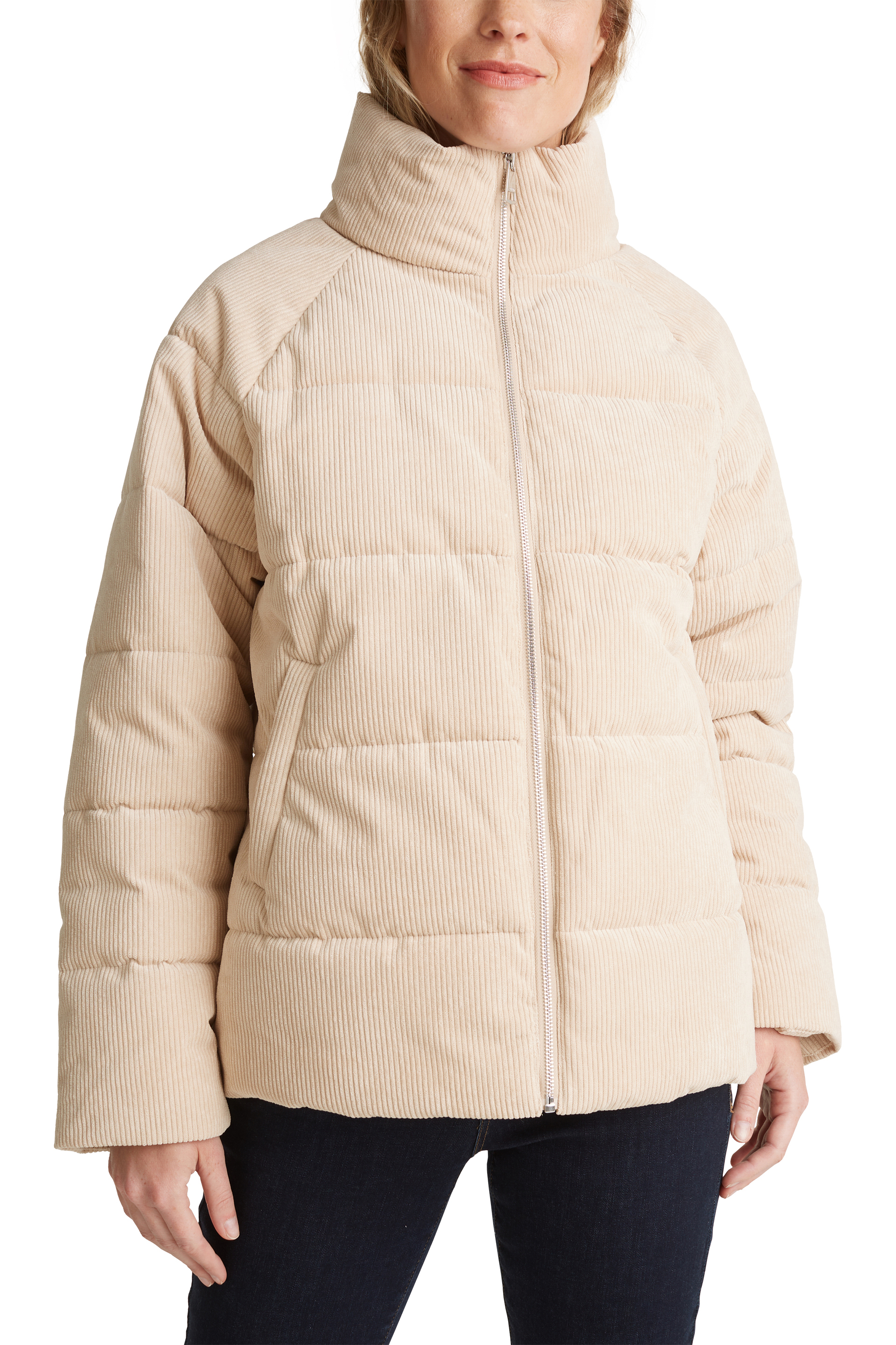 Wattierte Stepp-Jacke aus Cord