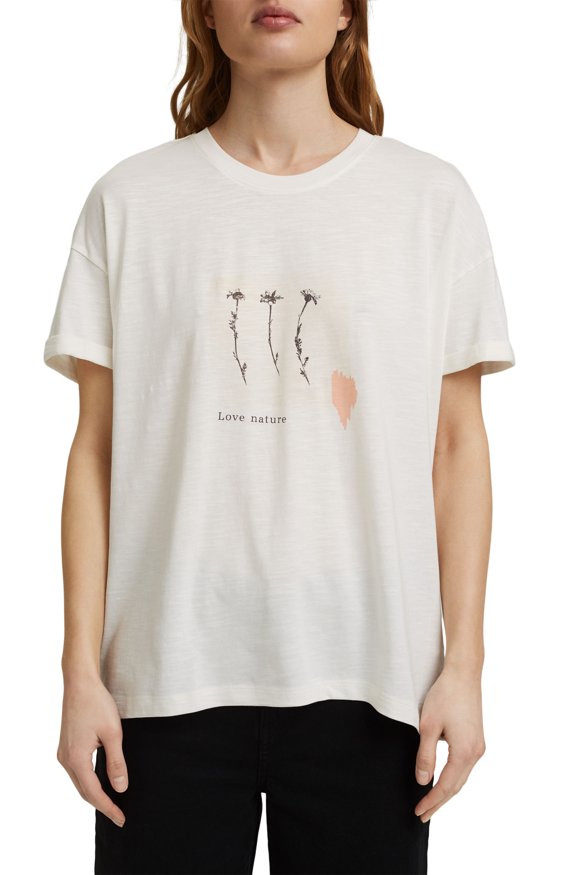 T-Shirt aus Organic Cotton und TENCEL™/Modal