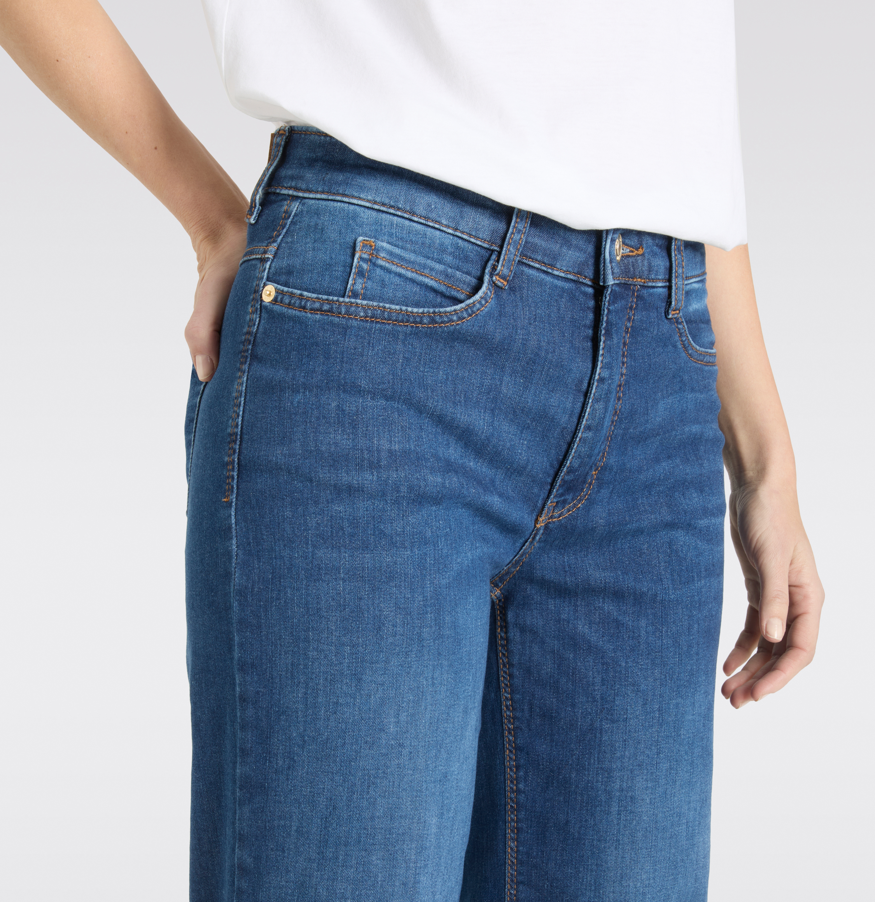 MAC JEANS - WIDE, Authentic Stretch Denim