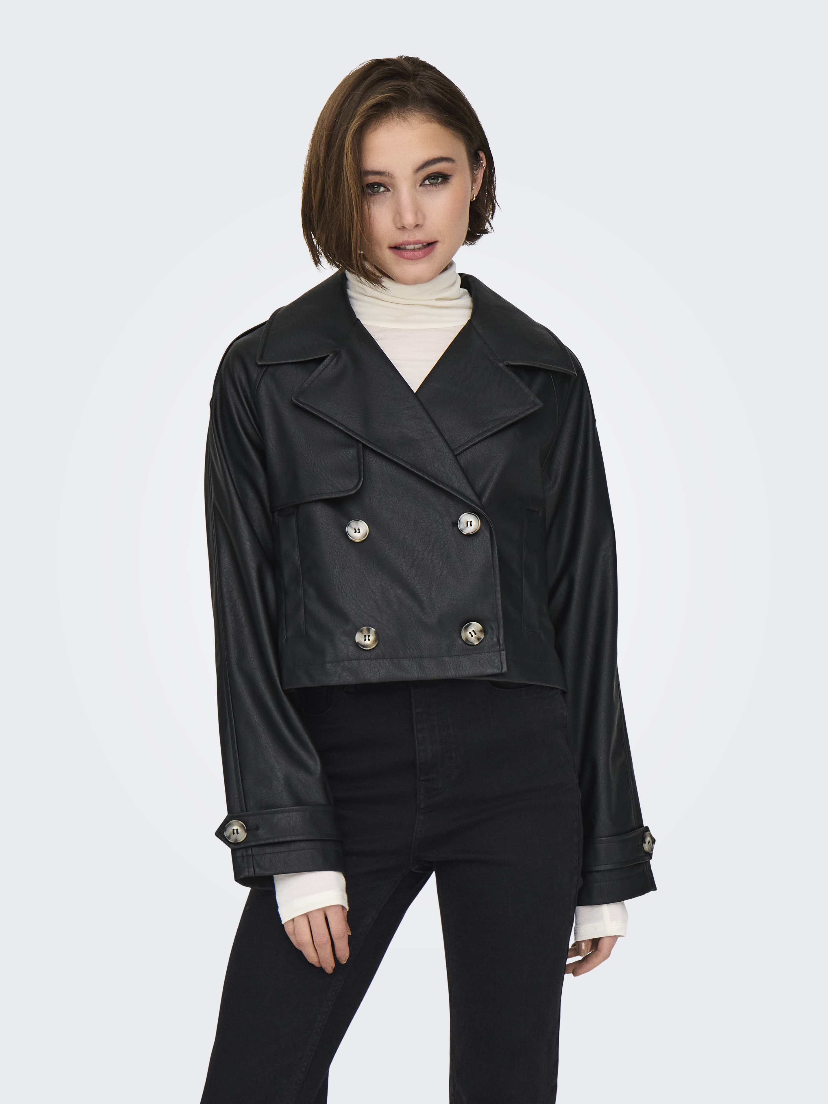 ONLAMIA FAUX LEATHER JACKET CC OTW