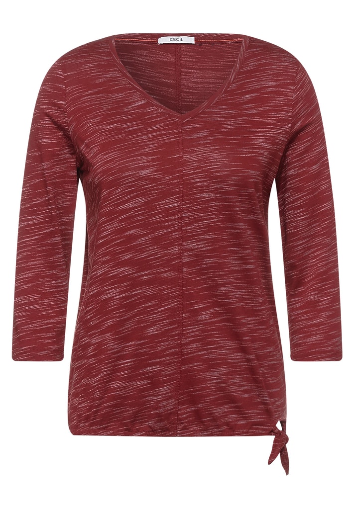 Shirt in Melange Optik